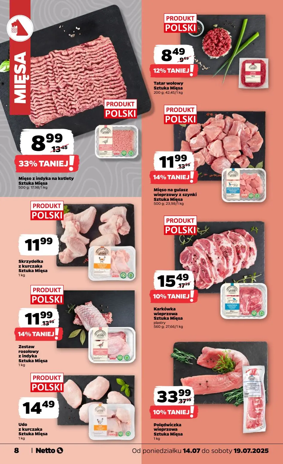 gazetka promocyjna NETTO Tanio i świeżo - Strona 8