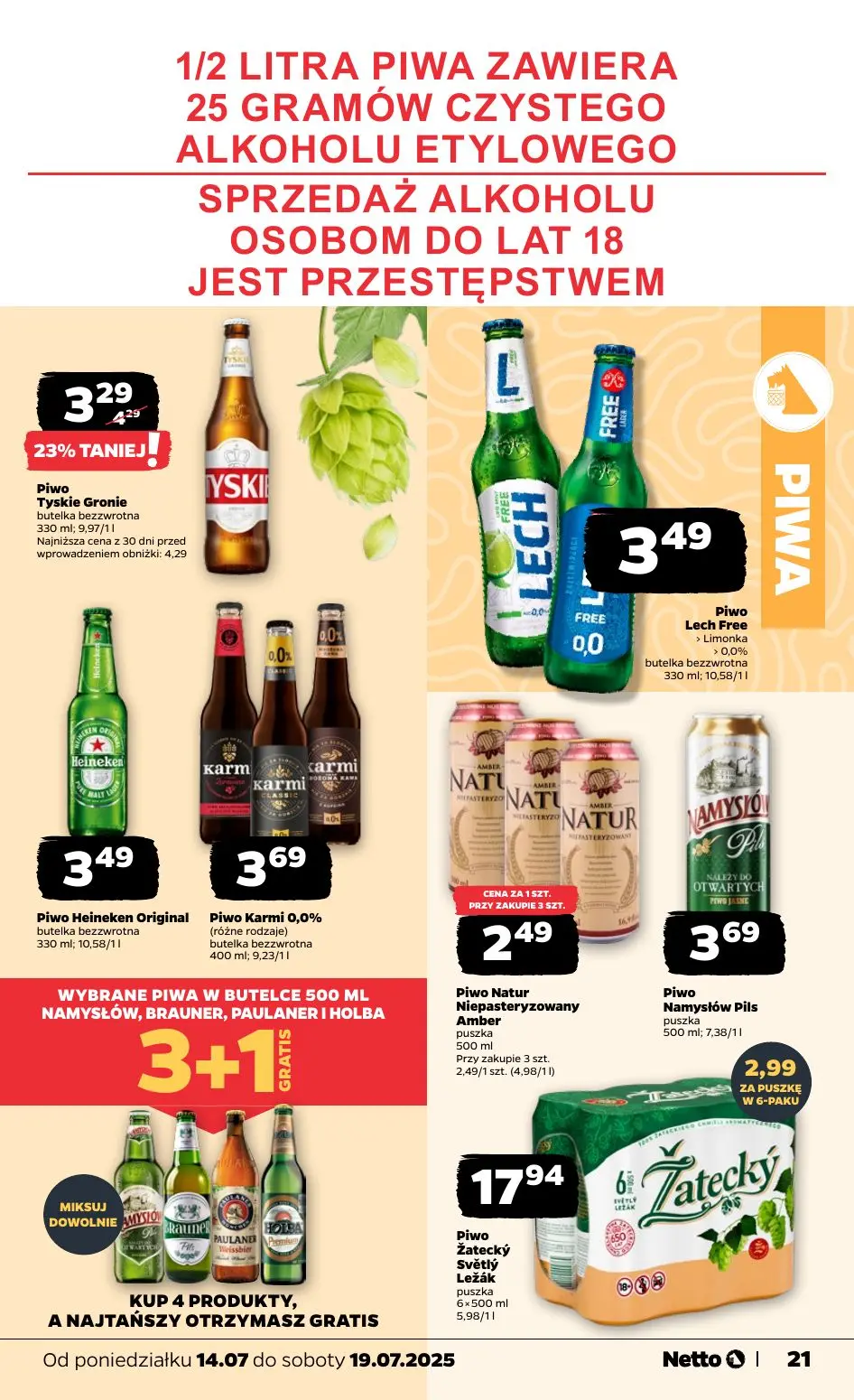 gazetka promocyjna NETTO Tanio i świeżo - Strona 21