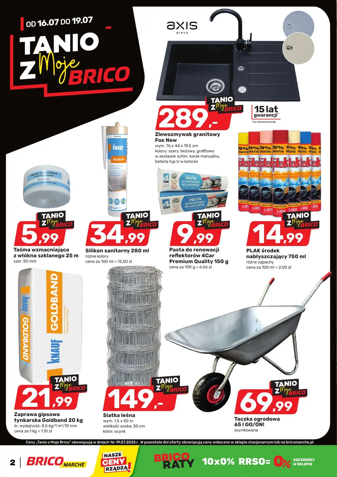 gazetka promocyjna BRICOMARCHE Tanio z Moje Brico - Strona 1