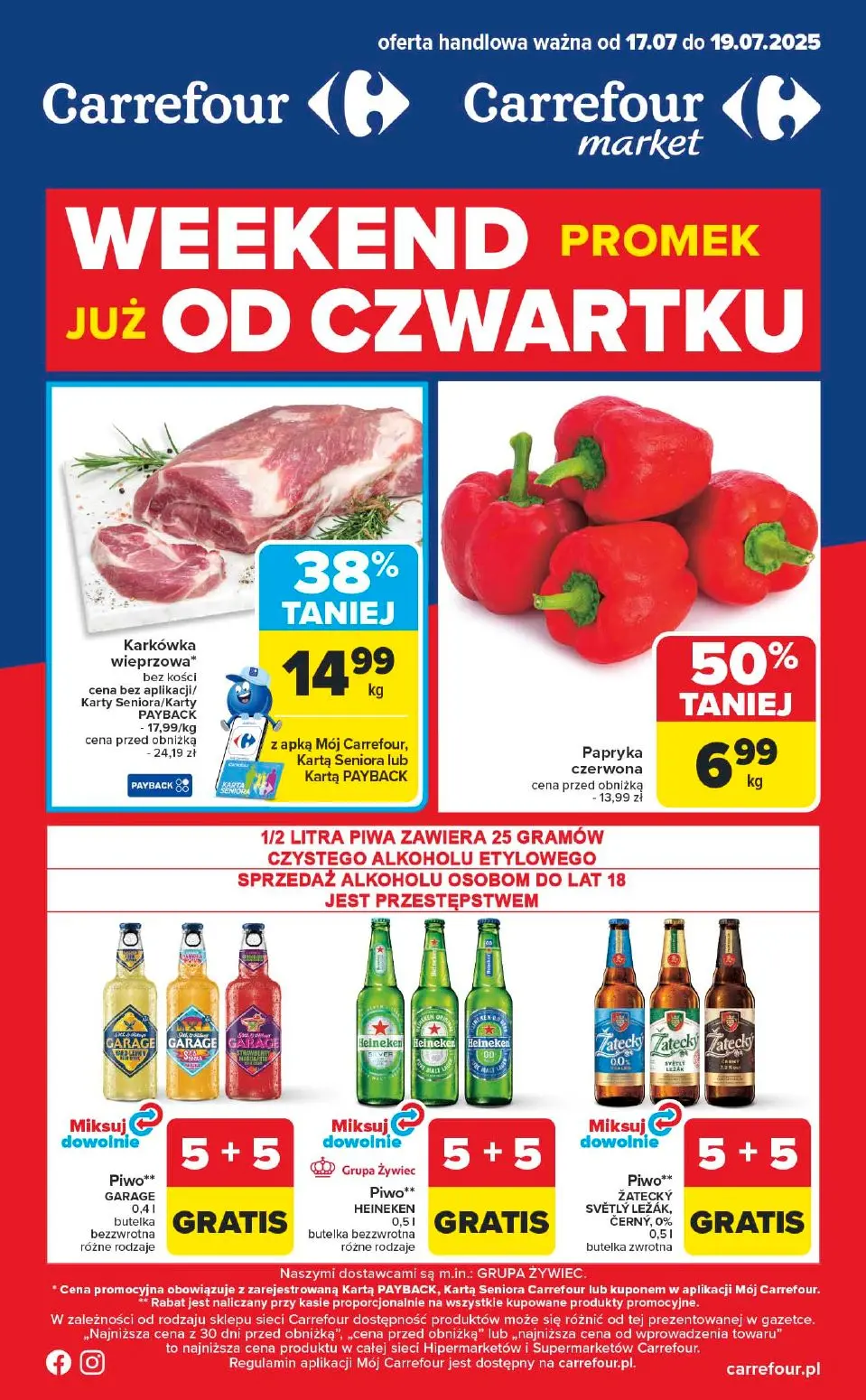 gazetka promocyjna Carrefour Weekend od czwartku - Strona 1