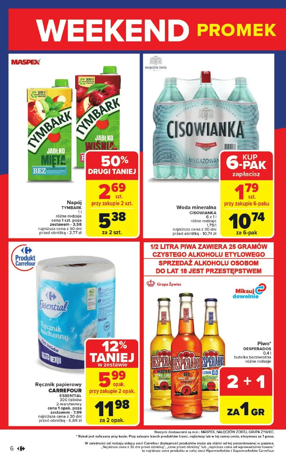 gazetka promocyjna Carrefour Weekend od czwartku - Strona 6