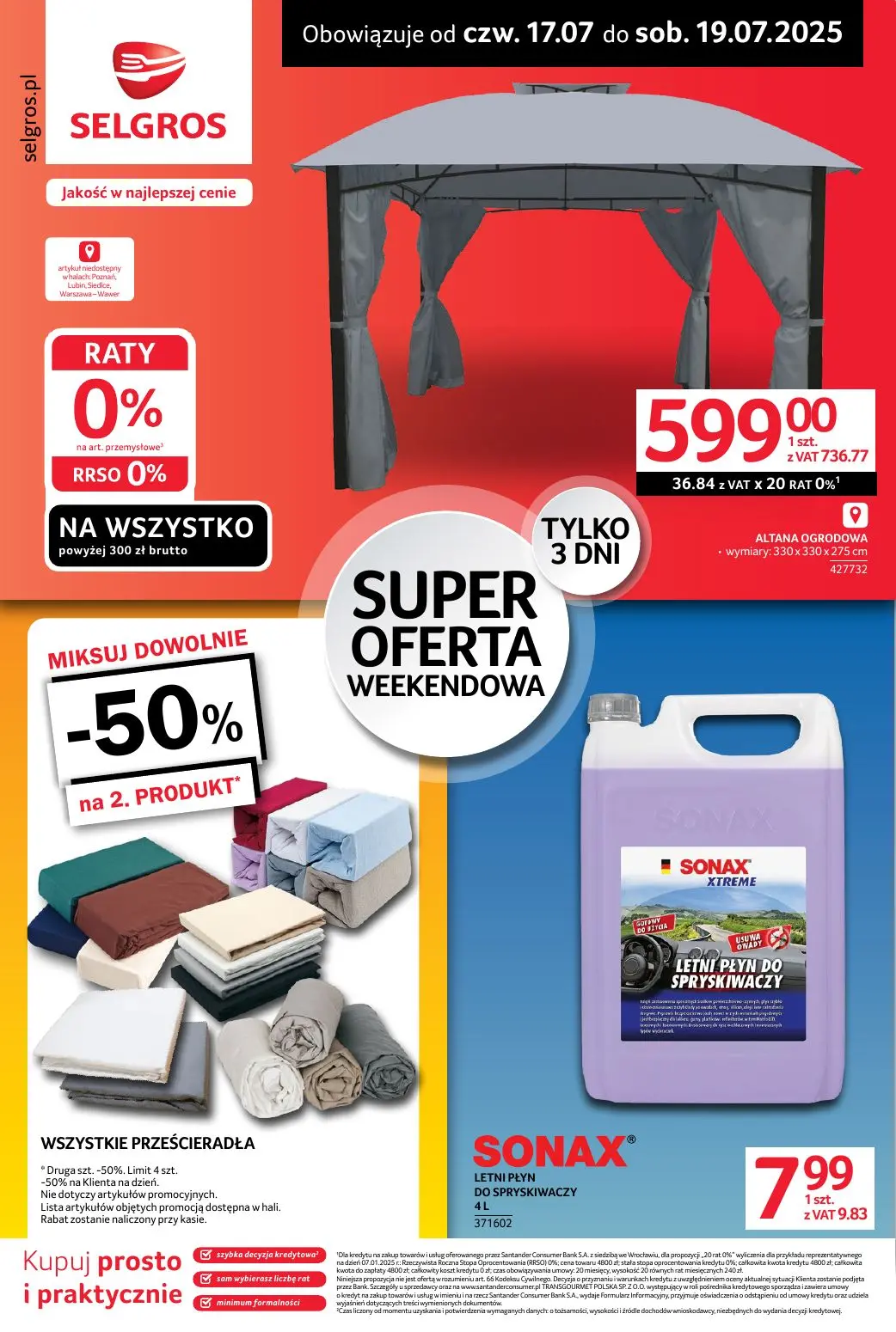 gazetka promocyjna SELGROS Super oferta na 3 dni - Strona 1