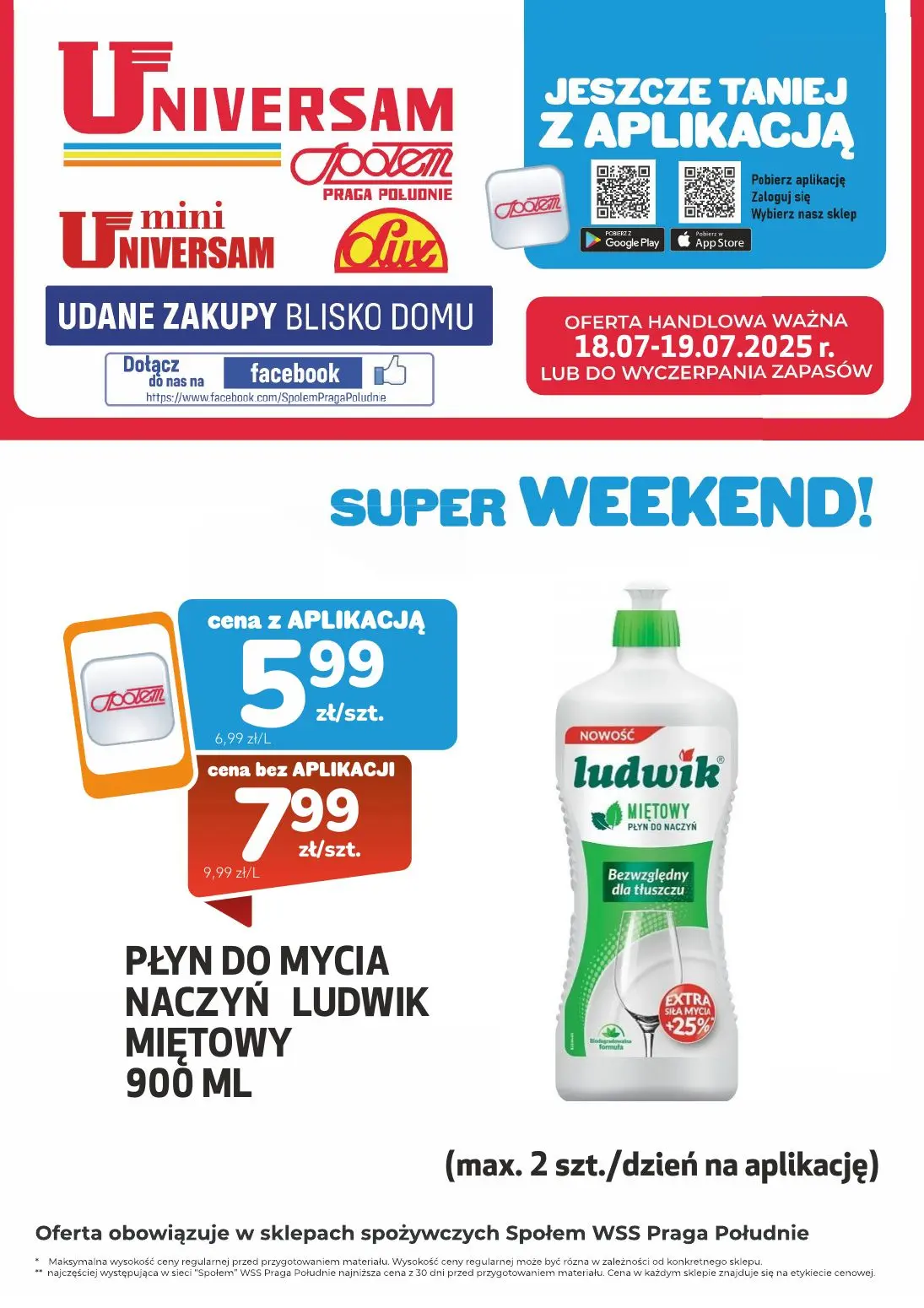 gazetka promocyjna Społem Praga Super Weekend - Strona 1