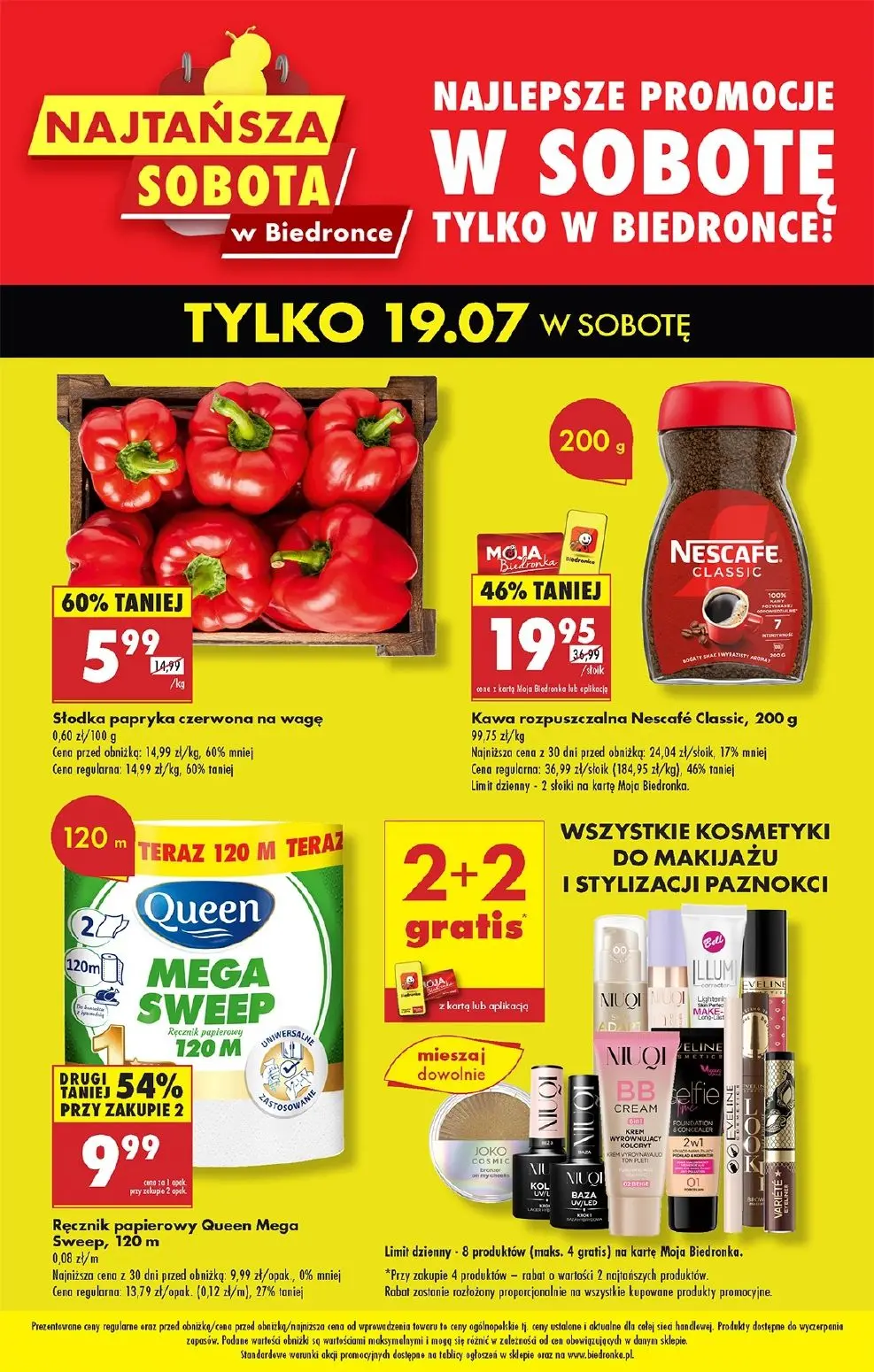 gazetka promocyjna Biedronka Tylko w sobotę - Strona 1
