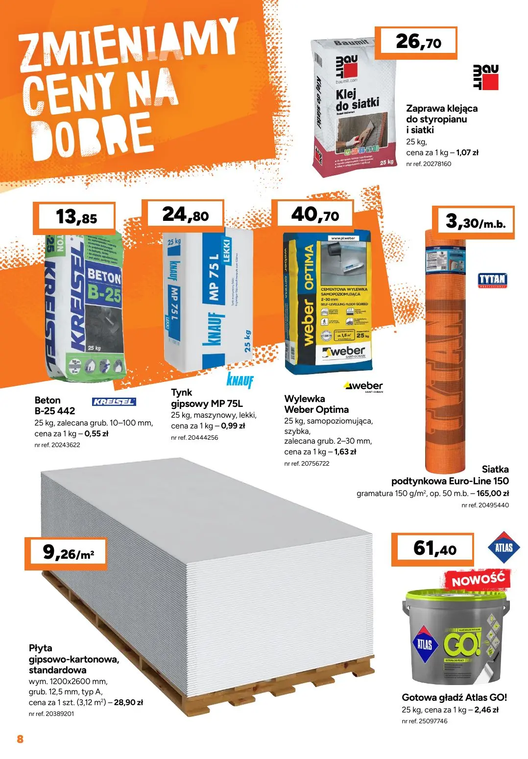 gazetka promocyjna BRICOMAN Zmieniamy ceny na dobre - Strona 8