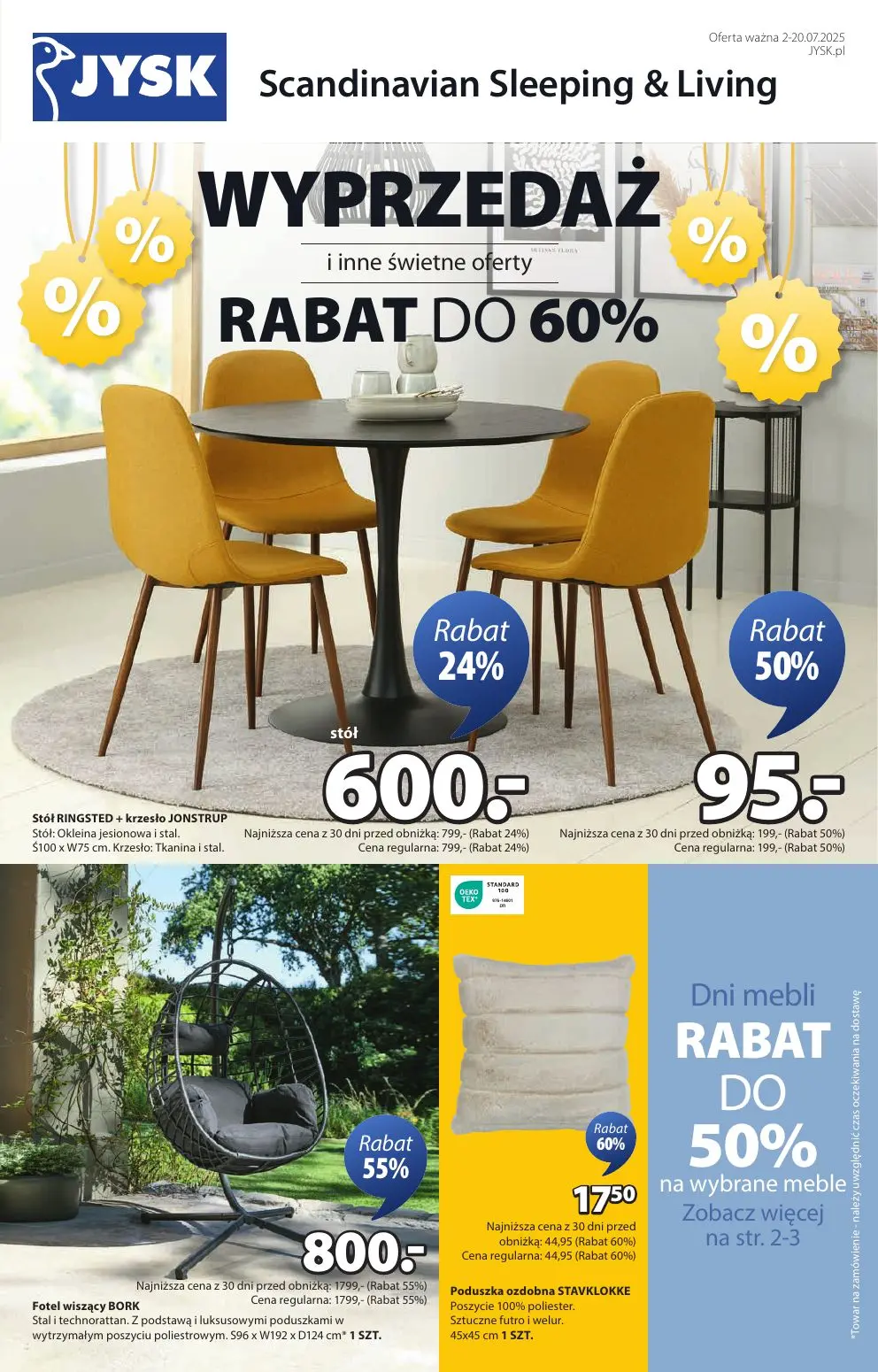 gazetka promocyjna JYSK Oferta tygodnia - Strona 1