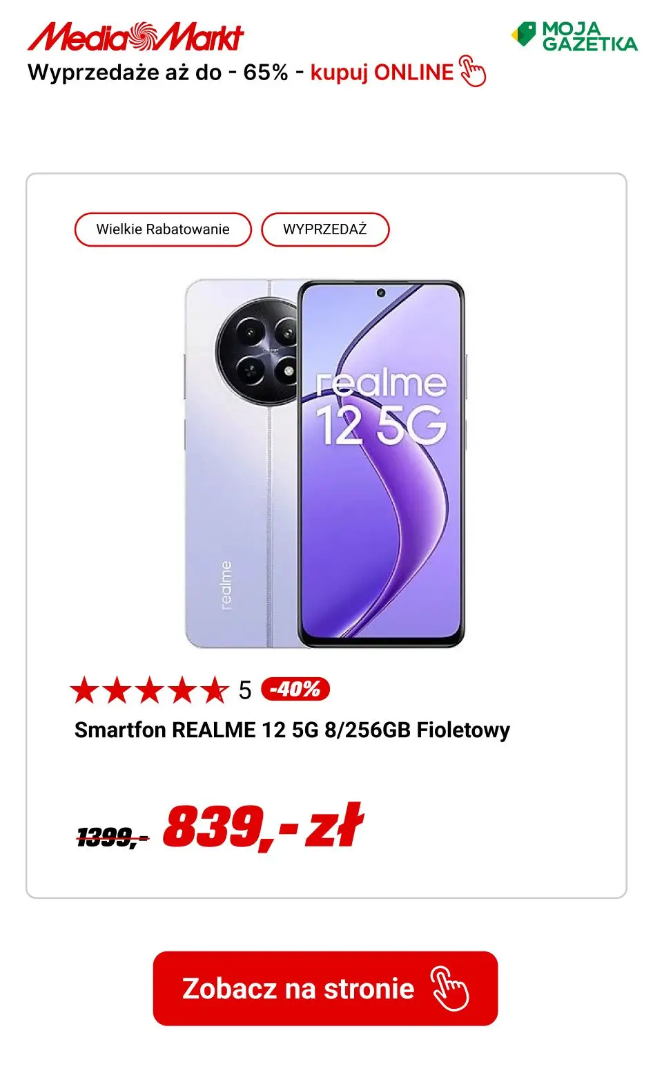 gazetka promocyjna Media Markt WYPRZEDAŻ aż do -65%!! - Strona 2
