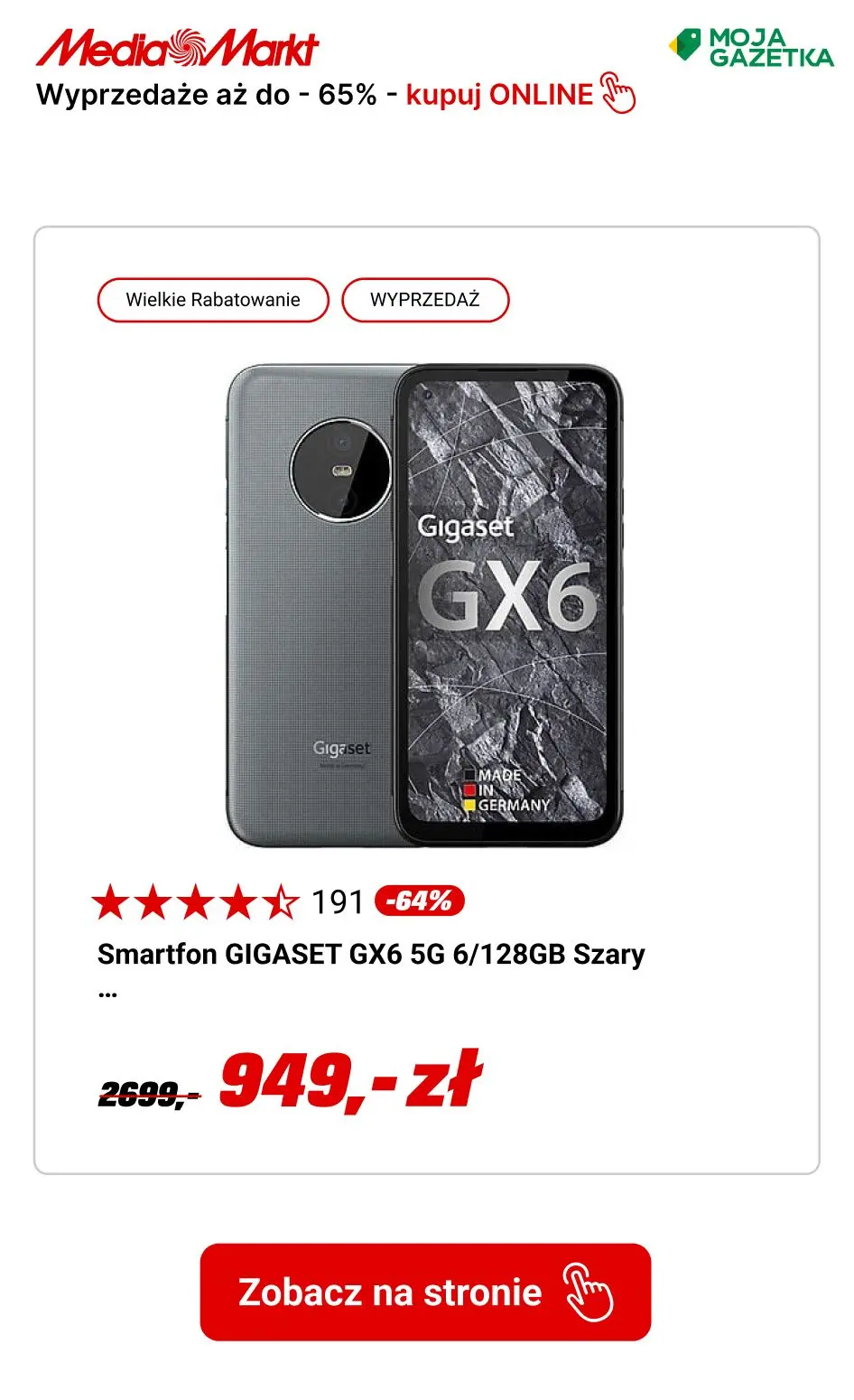 gazetka promocyjna Media Markt WYPRZEDAŻ aż do -65%!! - Strona 3