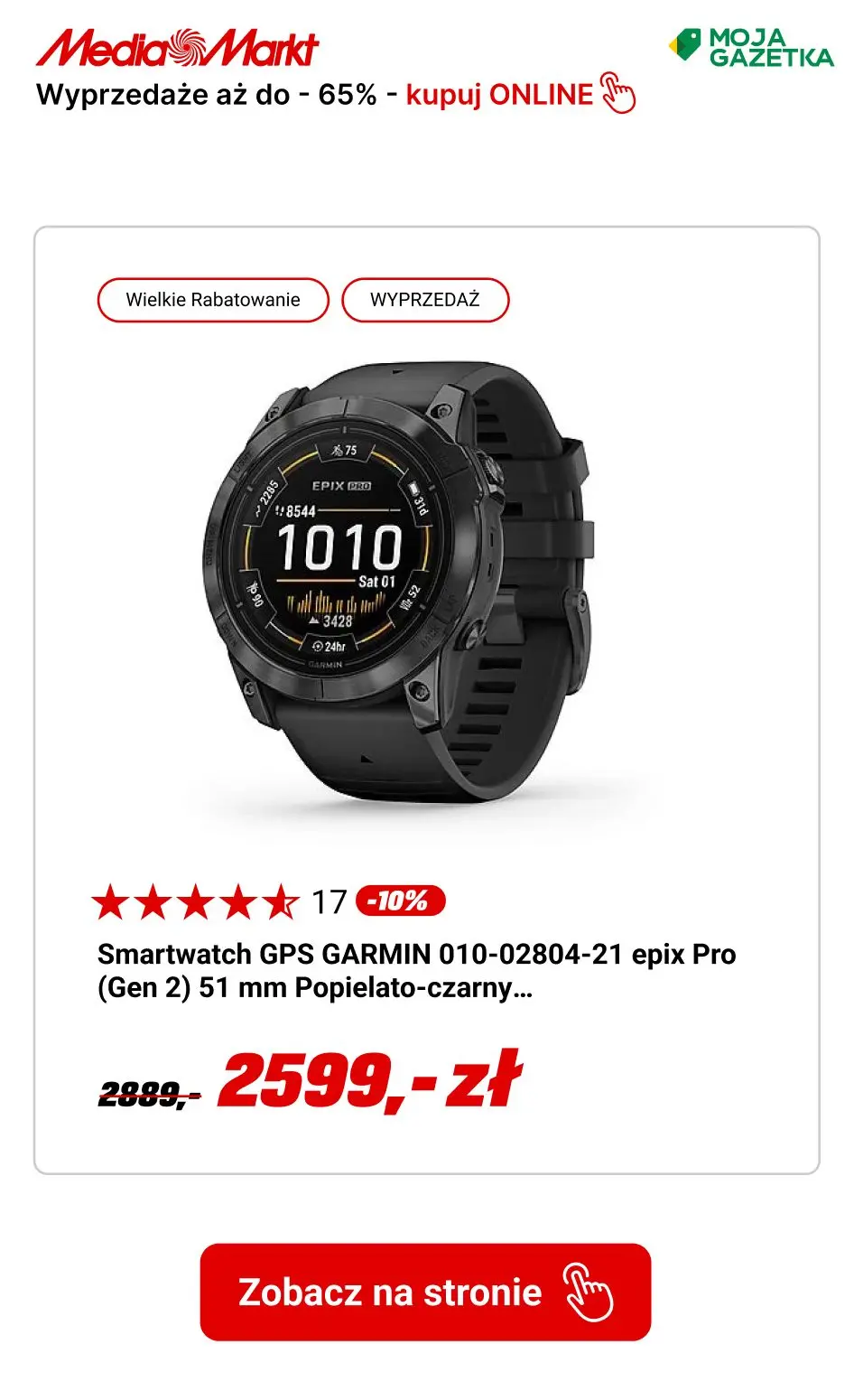 gazetka promocyjna Media Markt WYPRZEDAŻ aż do -65%!! - Strona 4