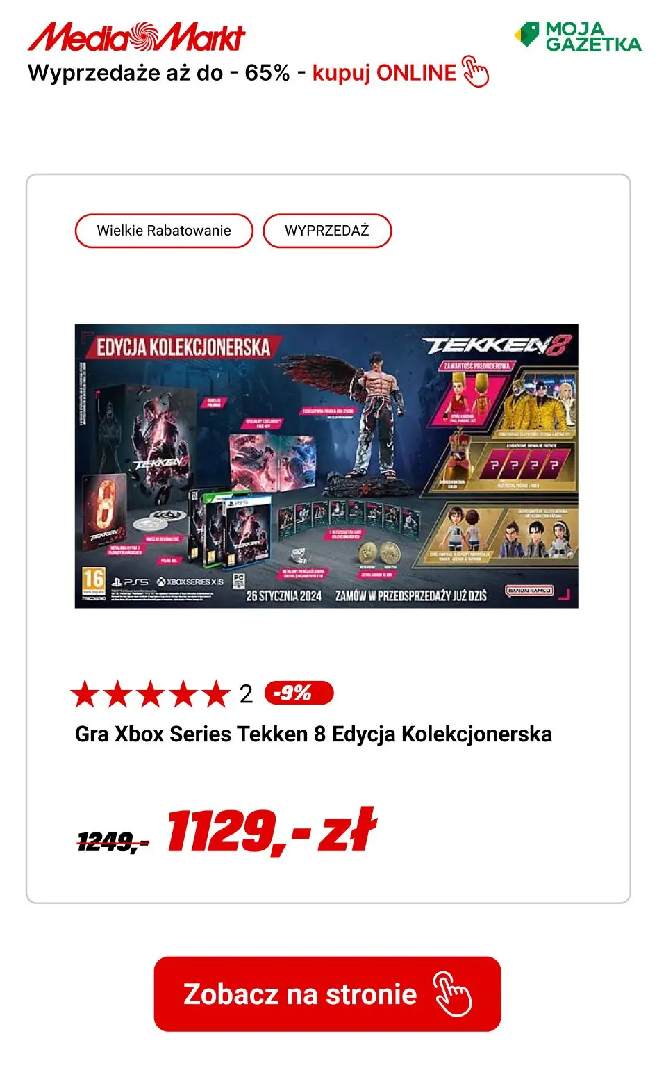 gazetka promocyjna Media Markt WYPRZEDAŻ aż do -65%!! - Strona 9