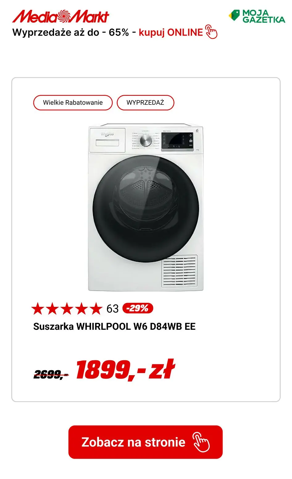 gazetka promocyjna Media Markt WYPRZEDAŻ aż do -65%!! - Strona 10