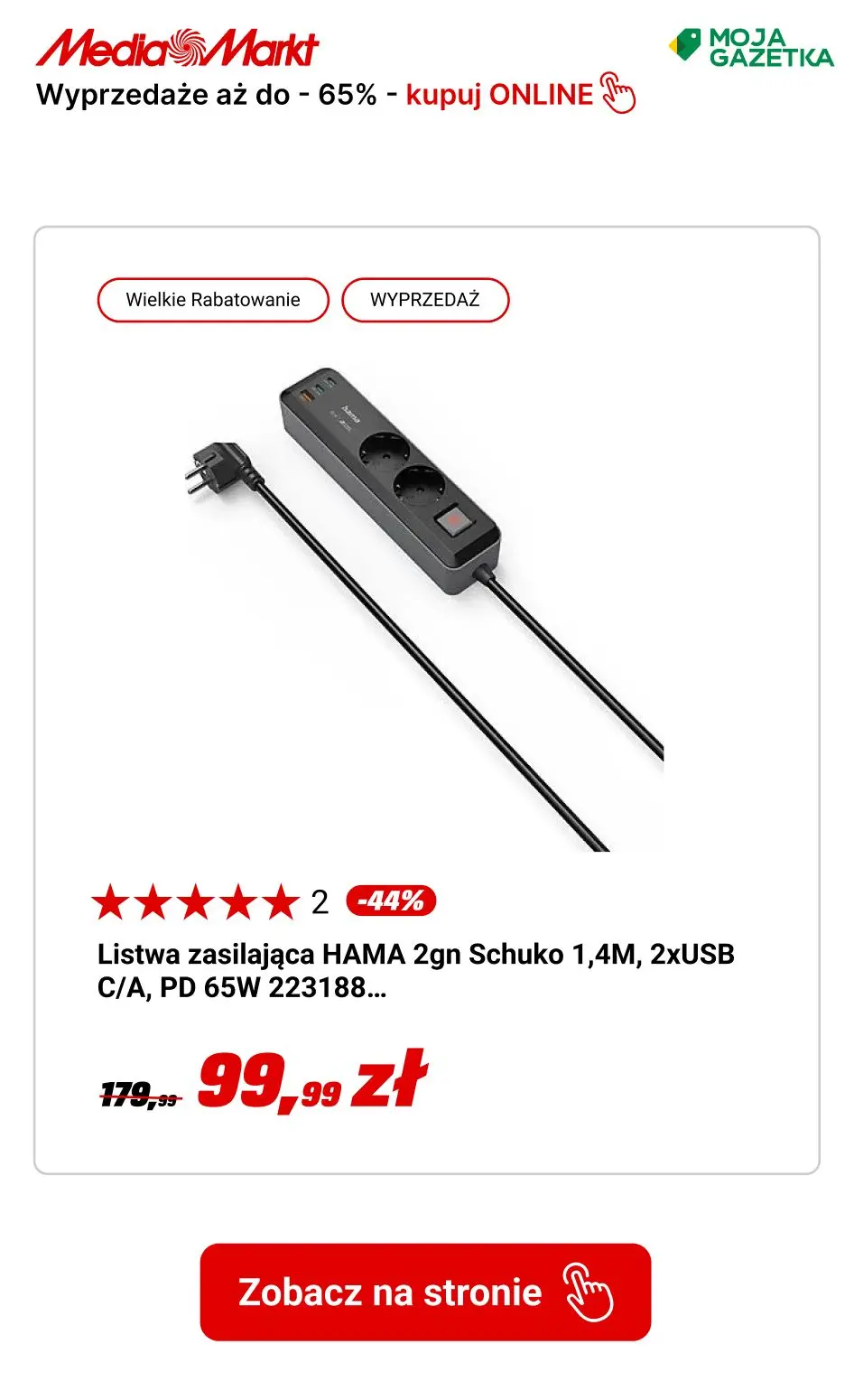 gazetka promocyjna Media Markt WYPRZEDAŻ aż do -65%!! - Strona 13