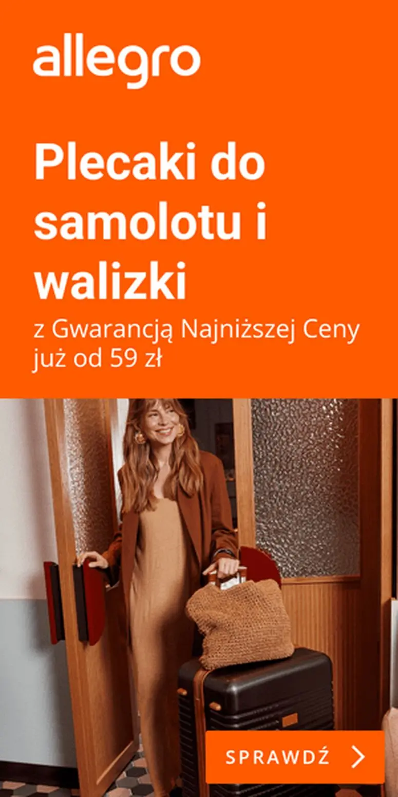 gazetka promocyjna Allegro Plecaki do samolotu i walizki - Strona 1