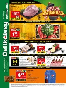 Gazetka promocyjna Delikatesy Centrum, ważna od 2025-07-14 do 2025-07-20.