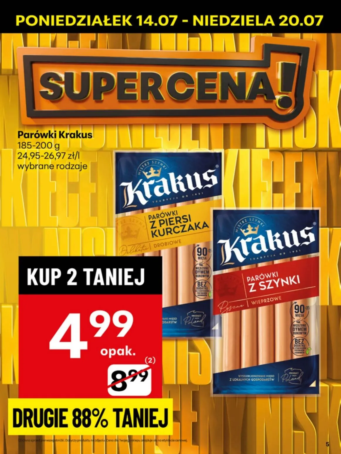 gazetka promocyjna Delikatesy Centrum Od poniedziałku - Strona 5