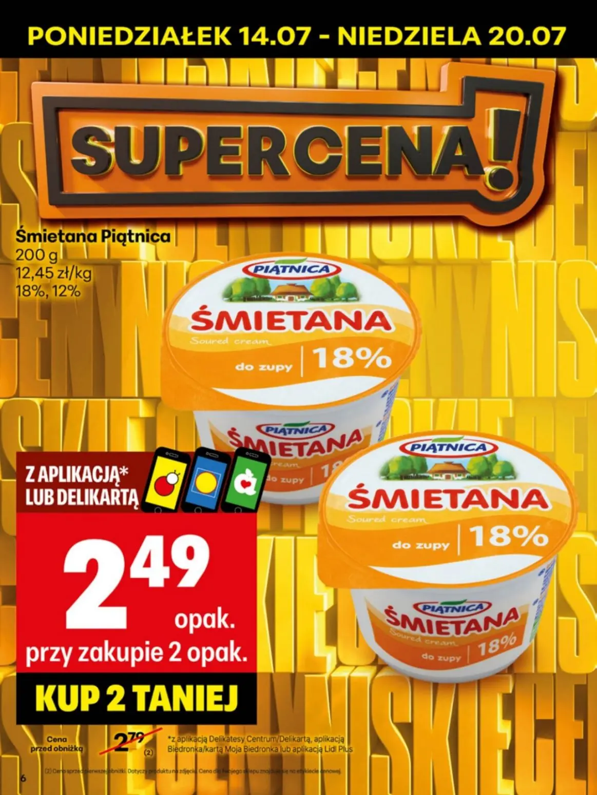 gazetka promocyjna Delikatesy Centrum Od poniedziałku - Strona 6