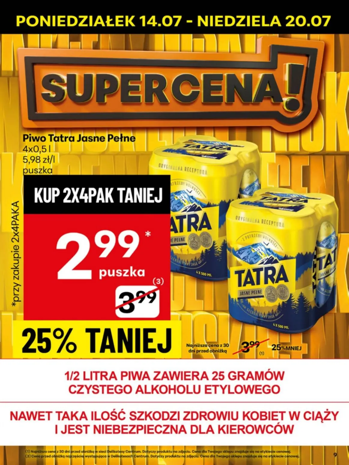 gazetka promocyjna Delikatesy Centrum Od poniedziałku - Strona 9