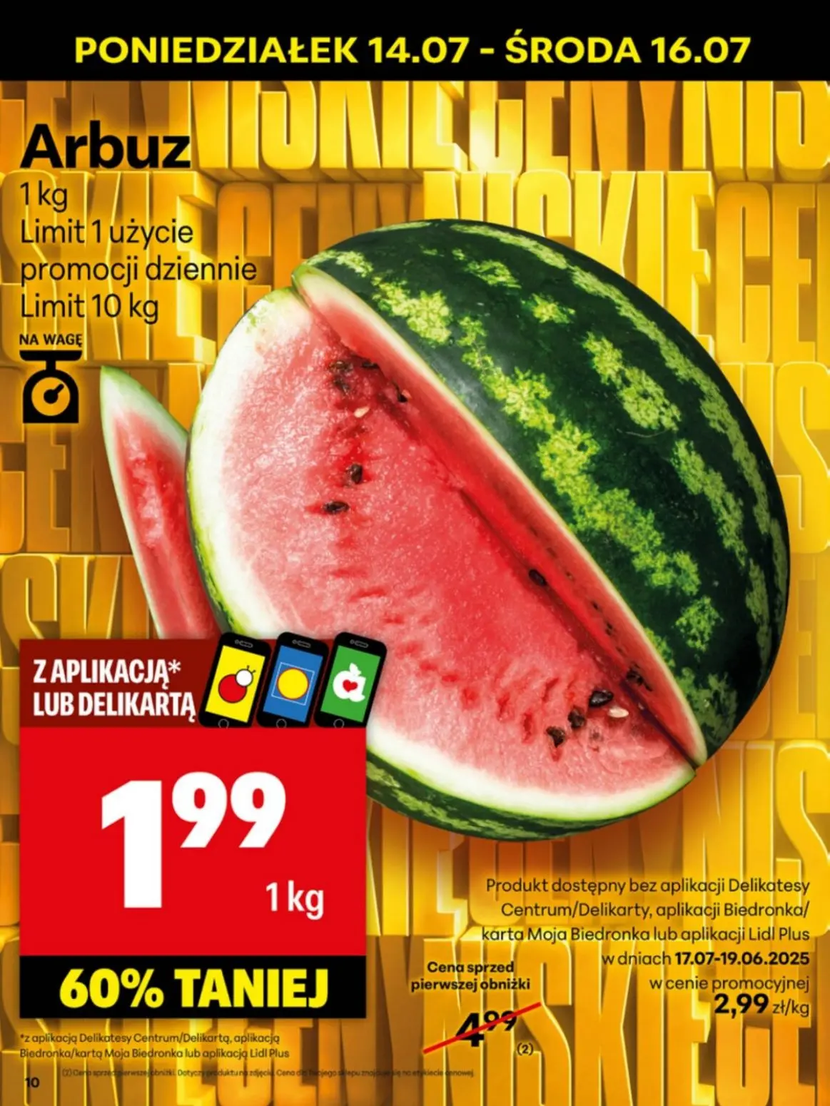 gazetka promocyjna Delikatesy Centrum Od poniedziałku - Strona 10