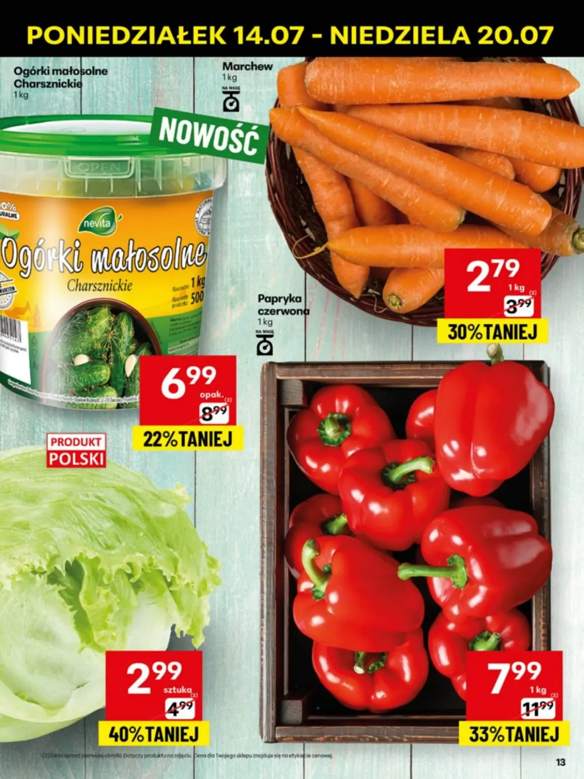 gazetka promocyjna Delikatesy Centrum Od poniedziałku - Strona 13
