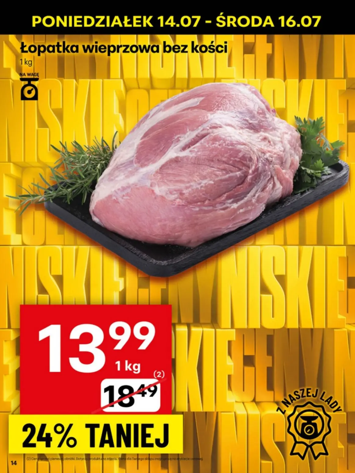 gazetka promocyjna Delikatesy Centrum Od poniedziałku - Strona 14