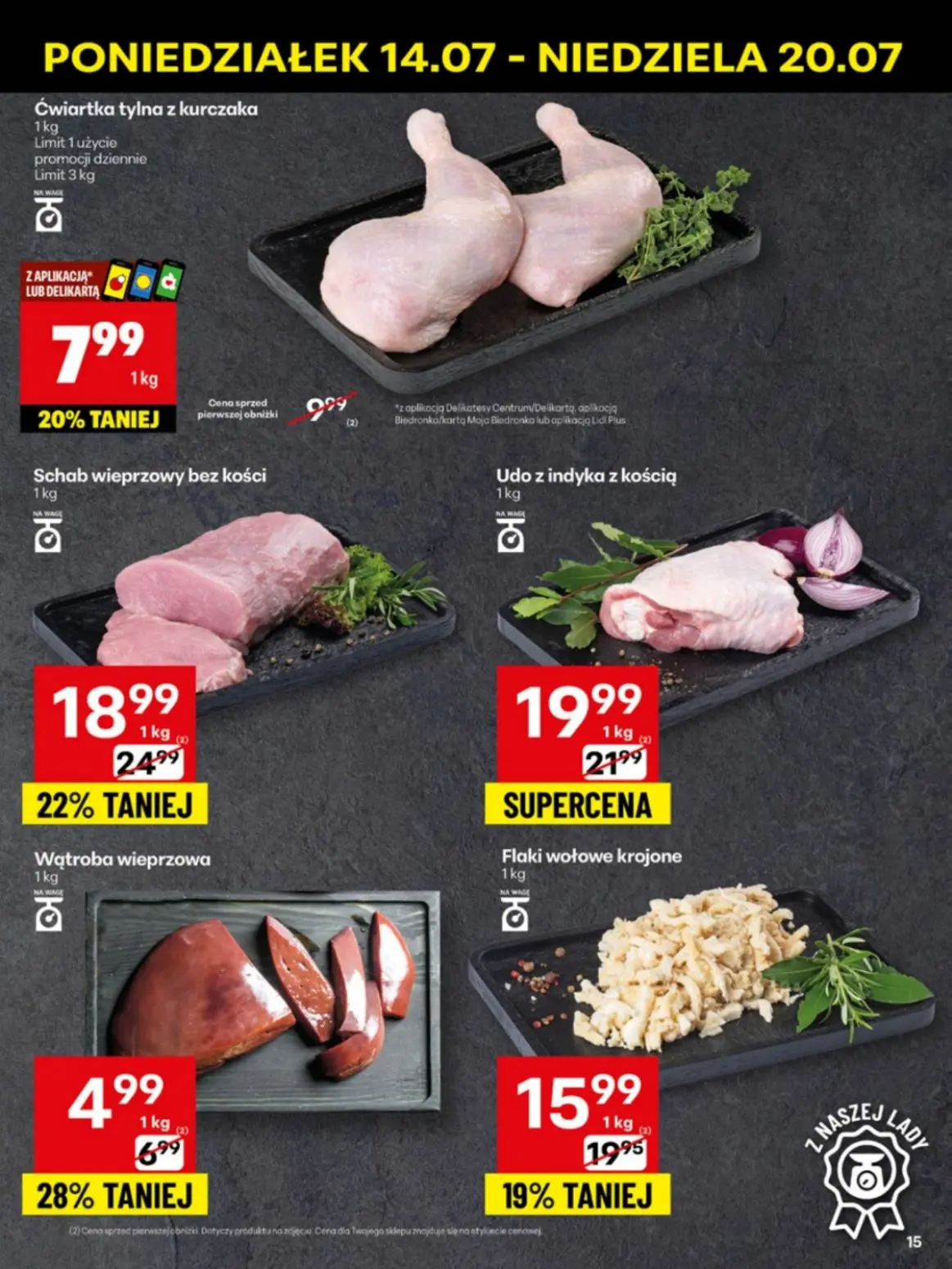 gazetka promocyjna Delikatesy Centrum Od poniedziałku - Strona 15