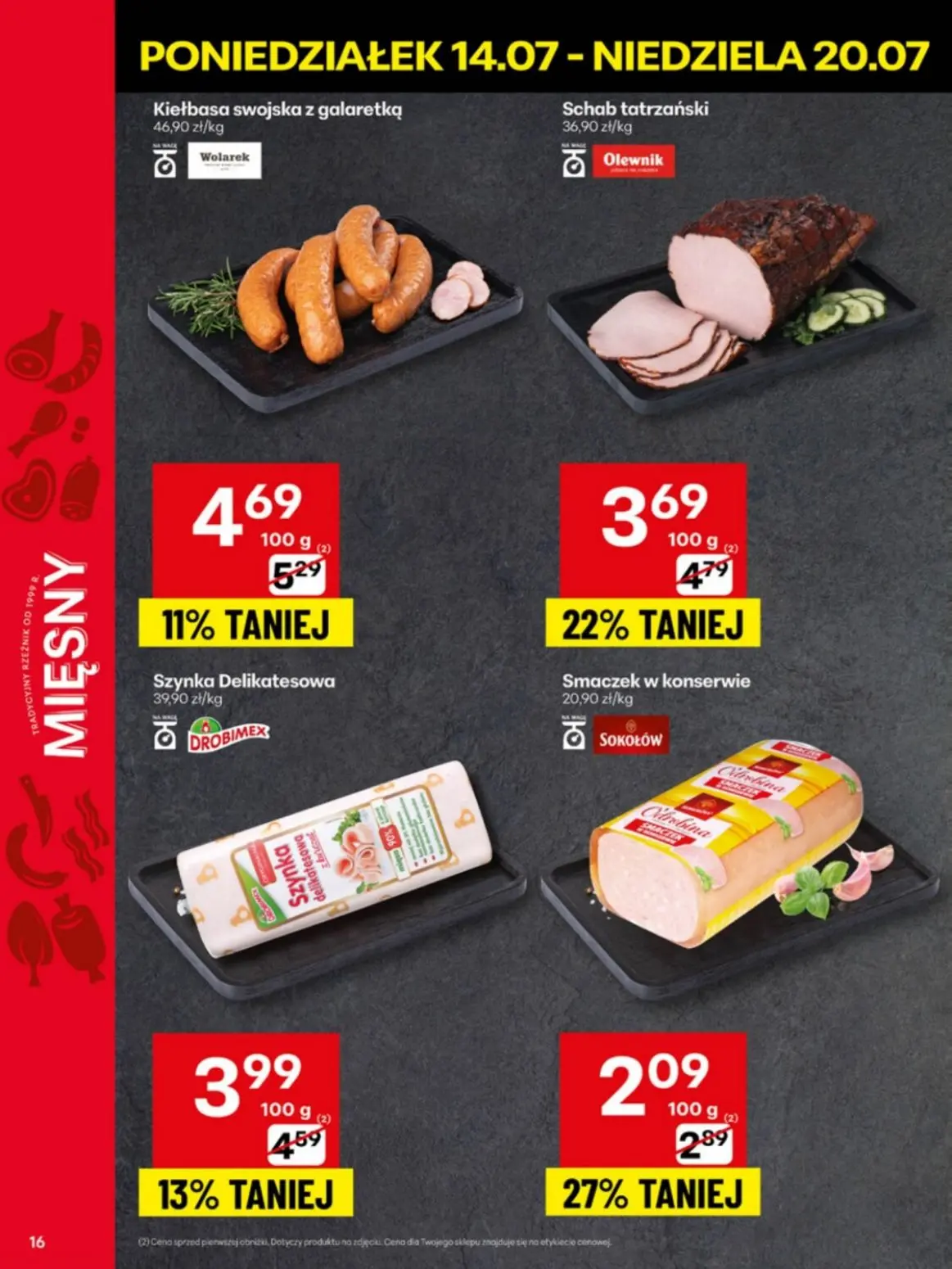 gazetka promocyjna Delikatesy Centrum Od poniedziałku - Strona 16
