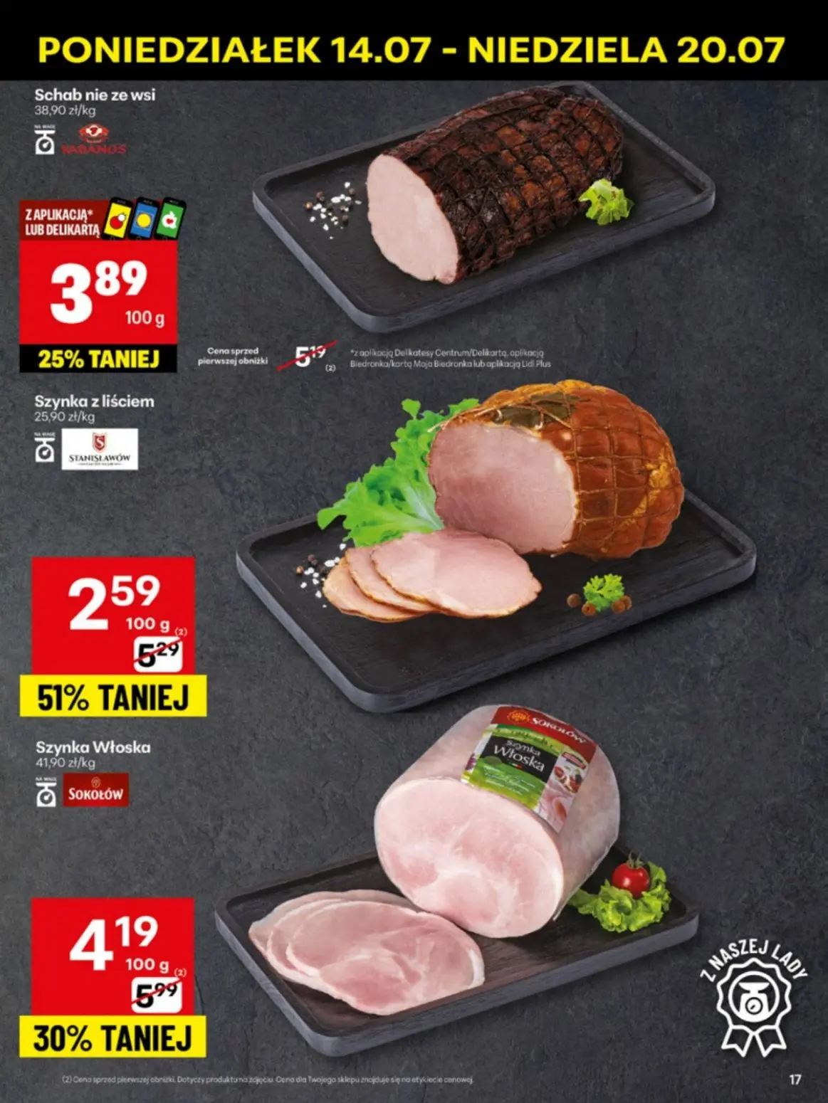 gazetka promocyjna Delikatesy Centrum Od poniedziałku - Strona 17