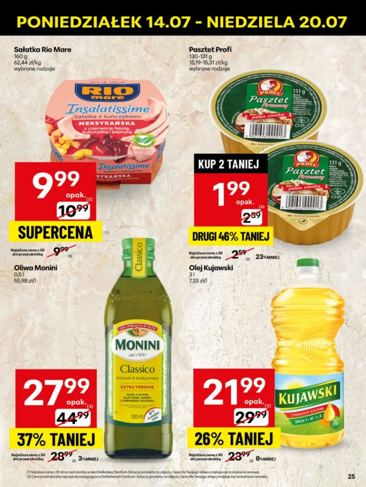 gazetka promocyjna Delikatesy Centrum Od poniedziałku - Strona 25
