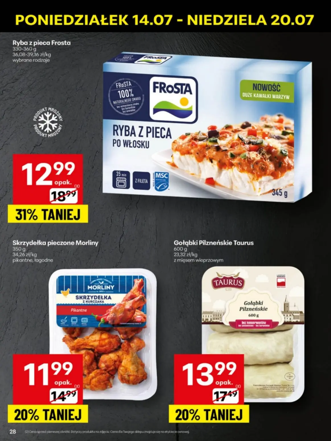 gazetka promocyjna Delikatesy Centrum Od poniedziałku - Strona 28