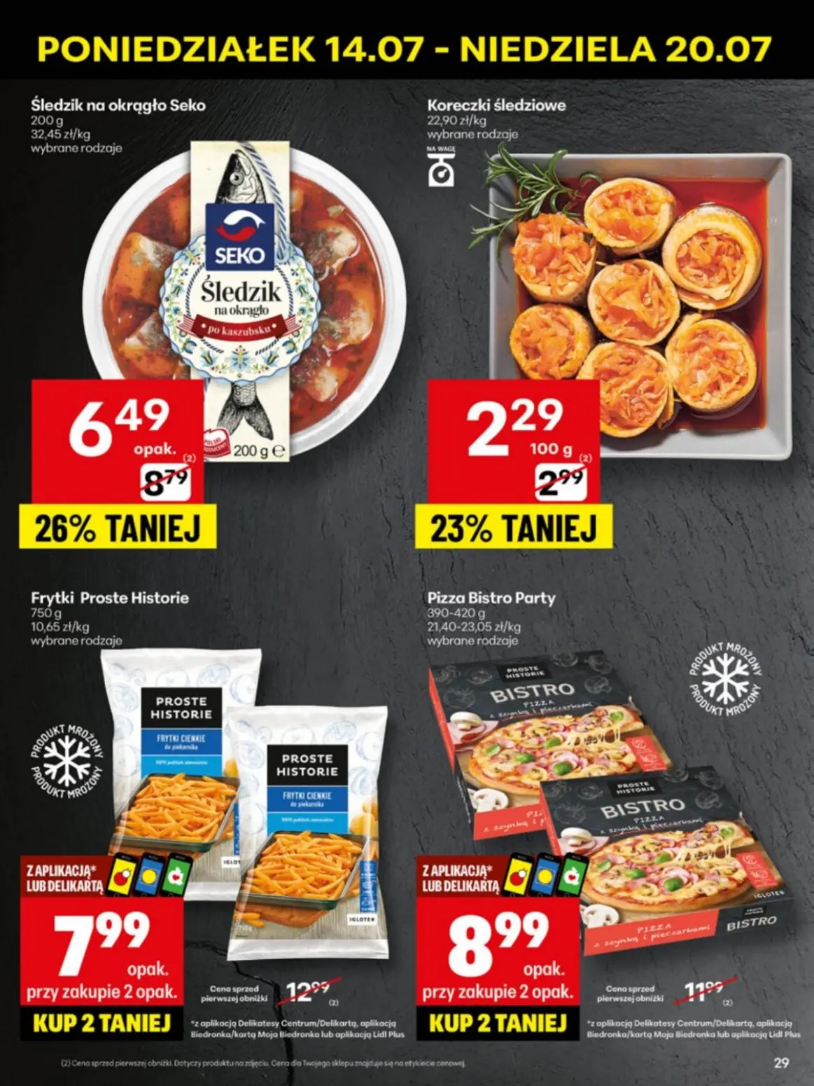 gazetka promocyjna Delikatesy Centrum Od poniedziałku - Strona 29