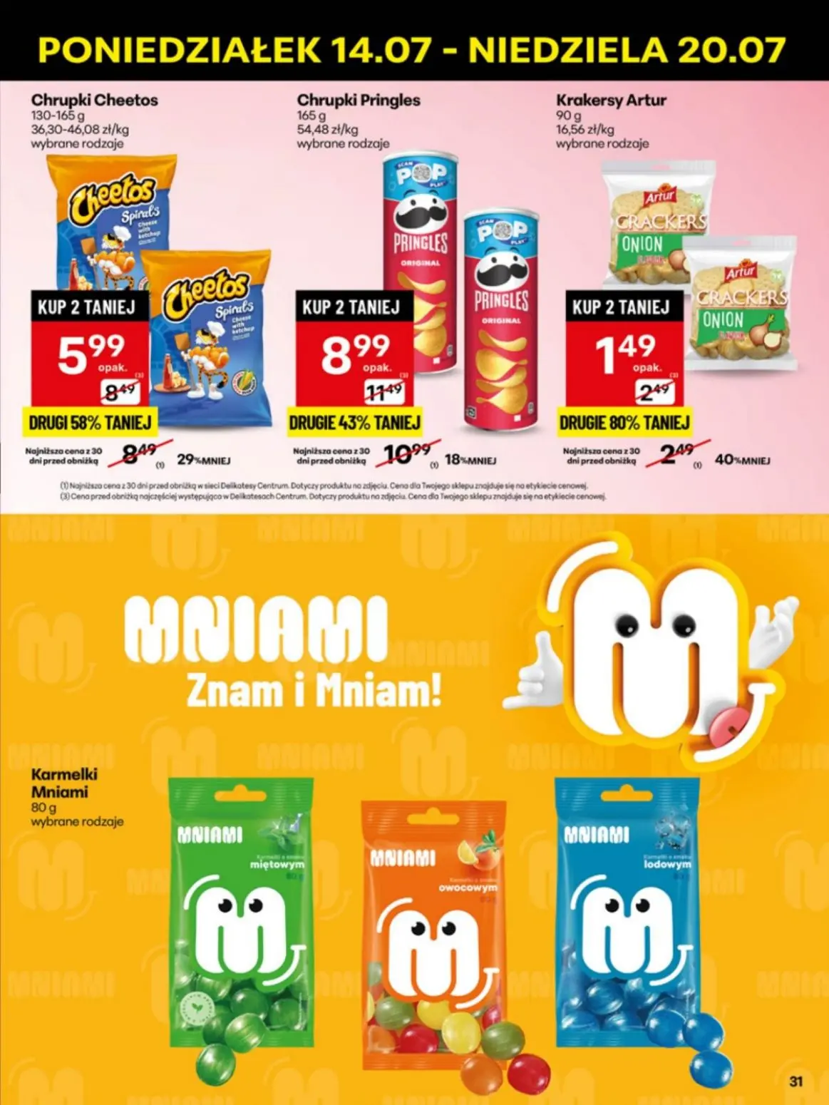 gazetka promocyjna Delikatesy Centrum Od poniedziałku - Strona 31
