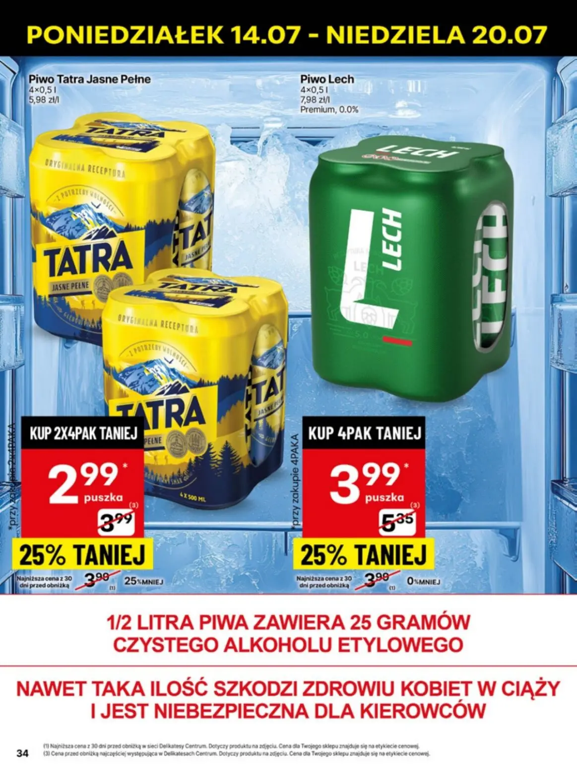 gazetka promocyjna Delikatesy Centrum Od poniedziałku - Strona 34