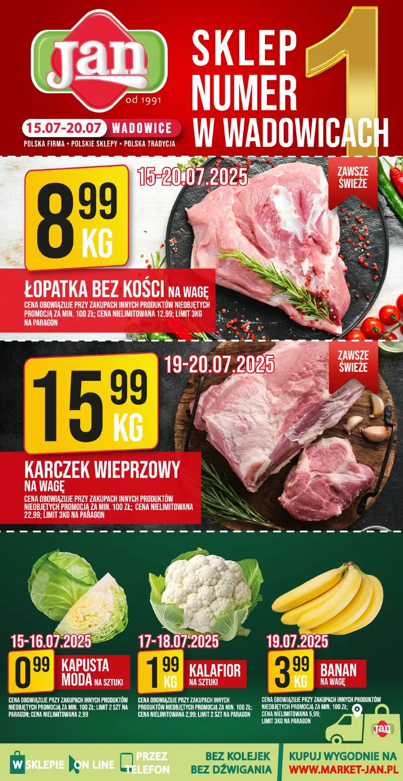 gazetka promocyjna Jan Wadowice - Strona 1