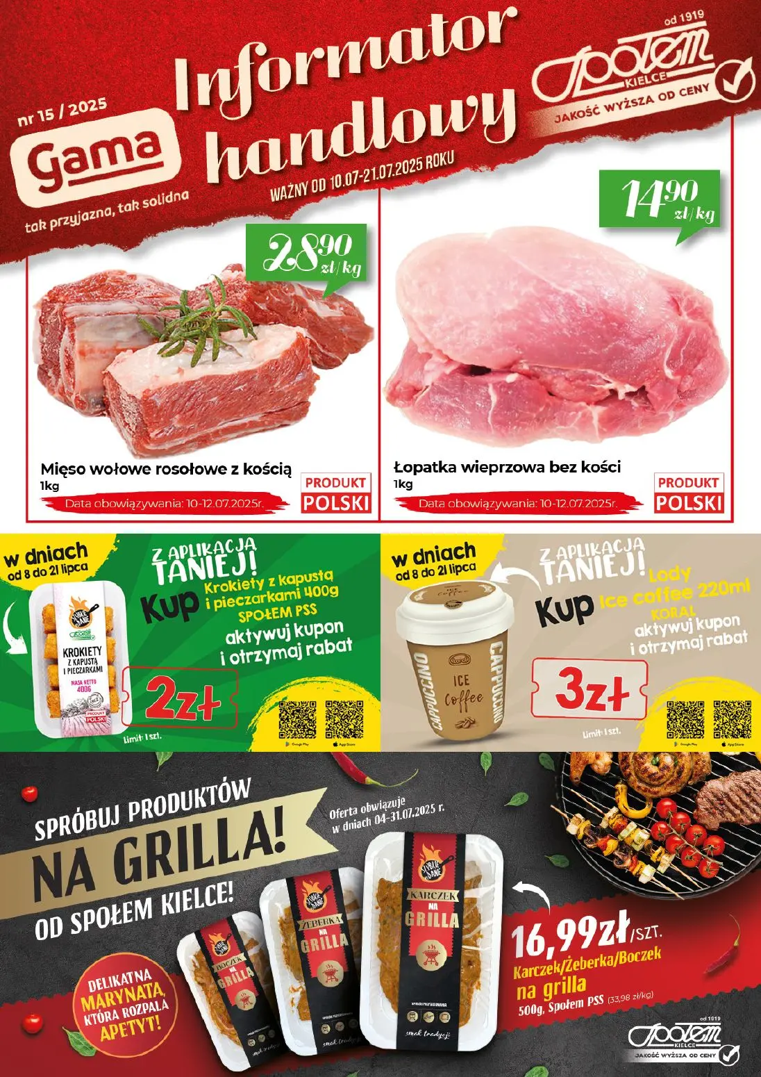 gazetka promocyjna Społem Kielce Jakość wyższa od ceny - Strona 1