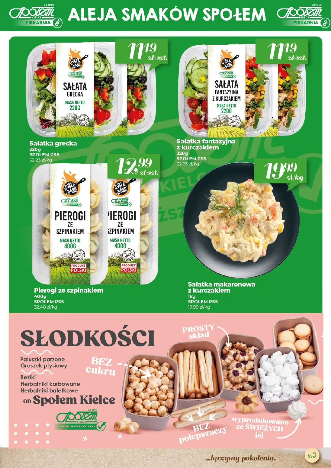 gazetka promocyjna Społem Kielce Jakość wyższa od ceny - Strona 3