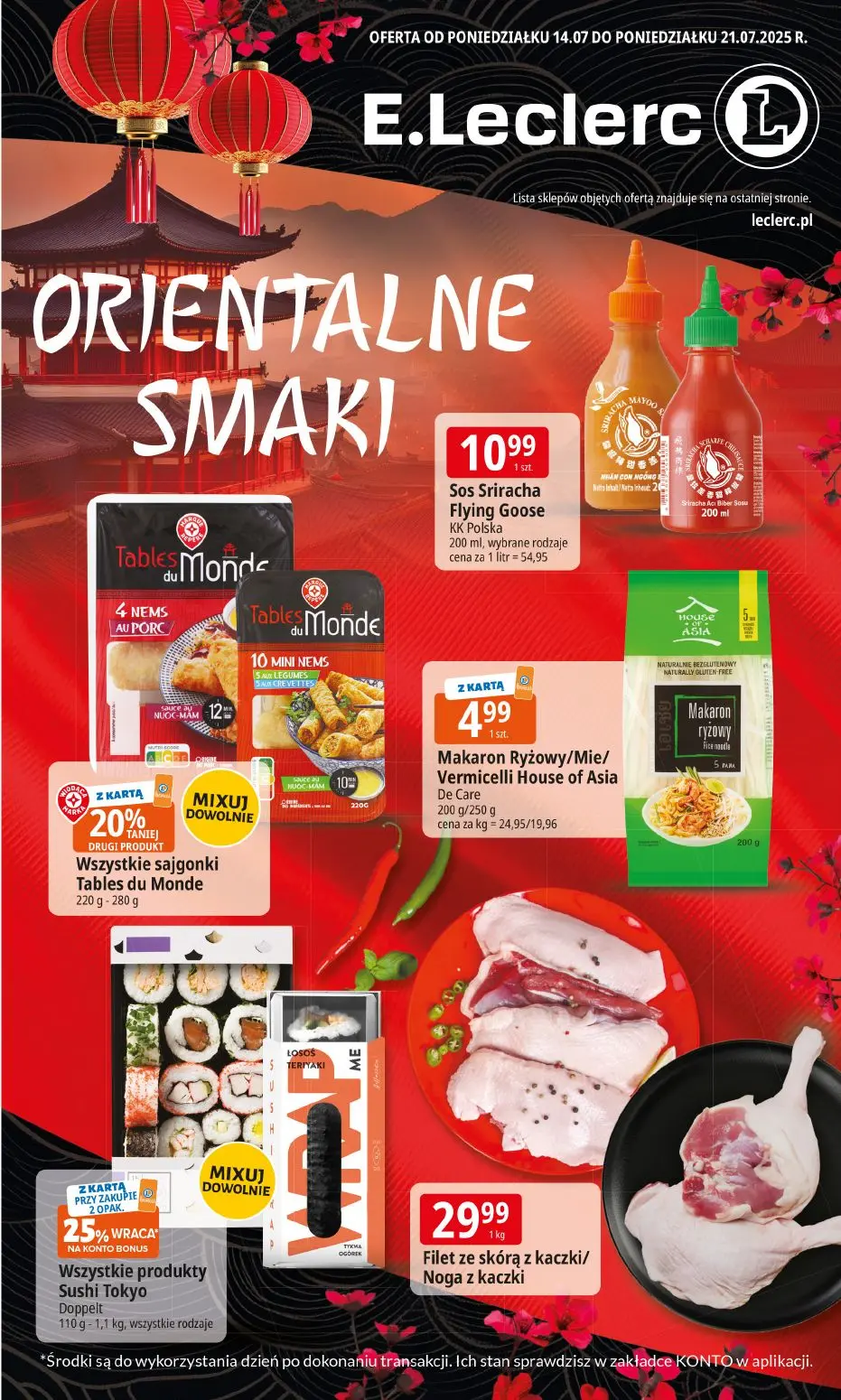 gazetka promocyjna E.Leclerc Orientalne smaki - Strona 1