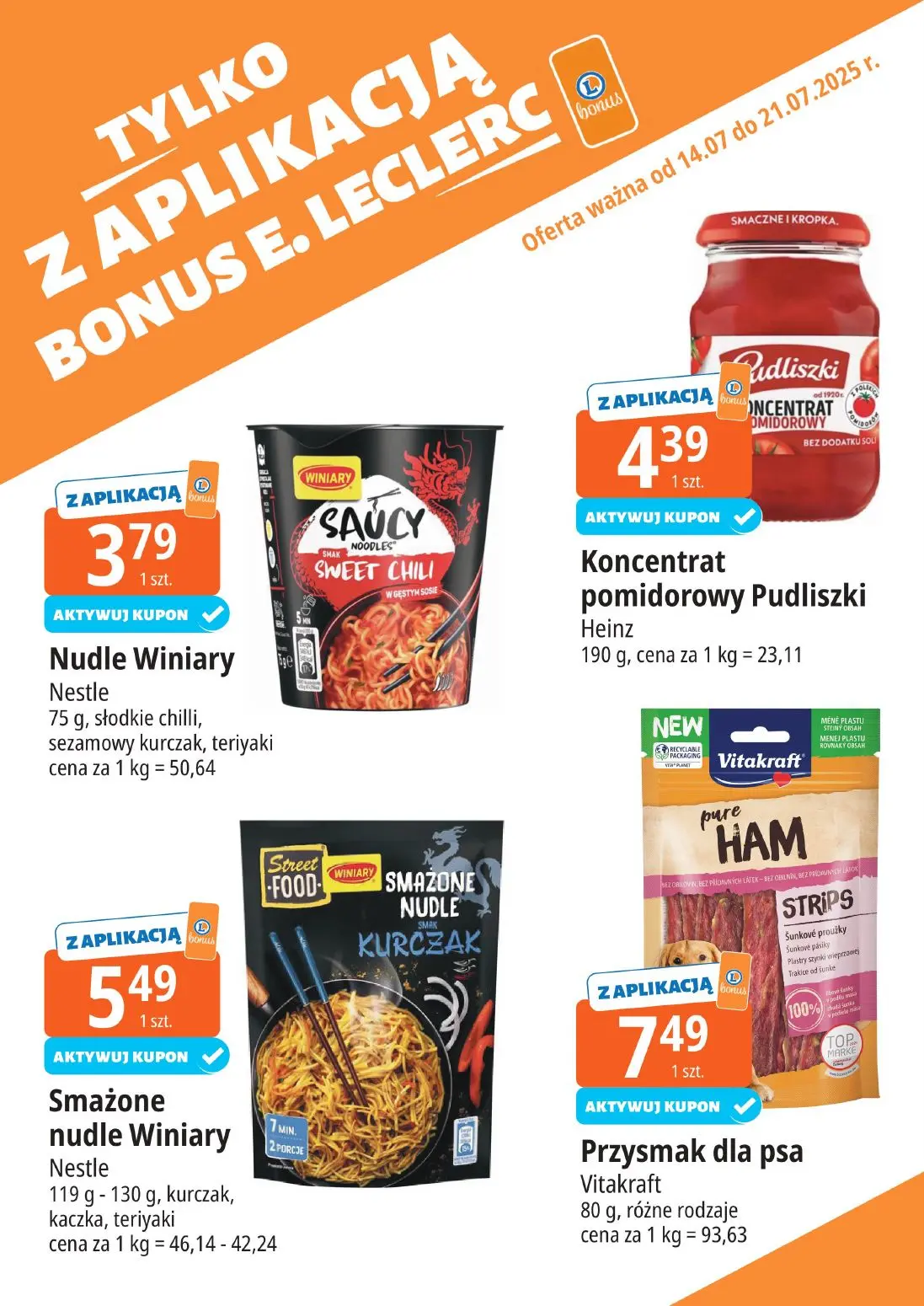 gazetka promocyjna E.Leclerc Bonus skanujesz kasę zyskujesz! - Strona 11