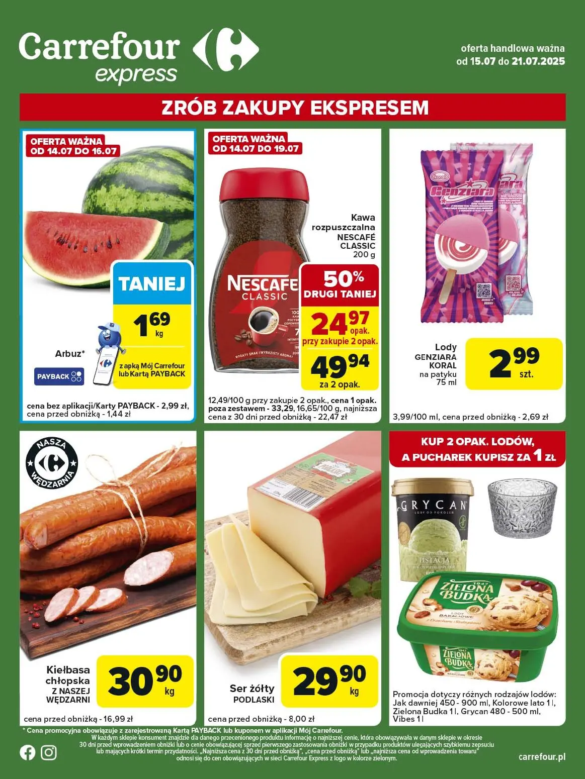 gazetka promocyjna Carrefour Express Zrób zakupy ekspresem - Strona 1