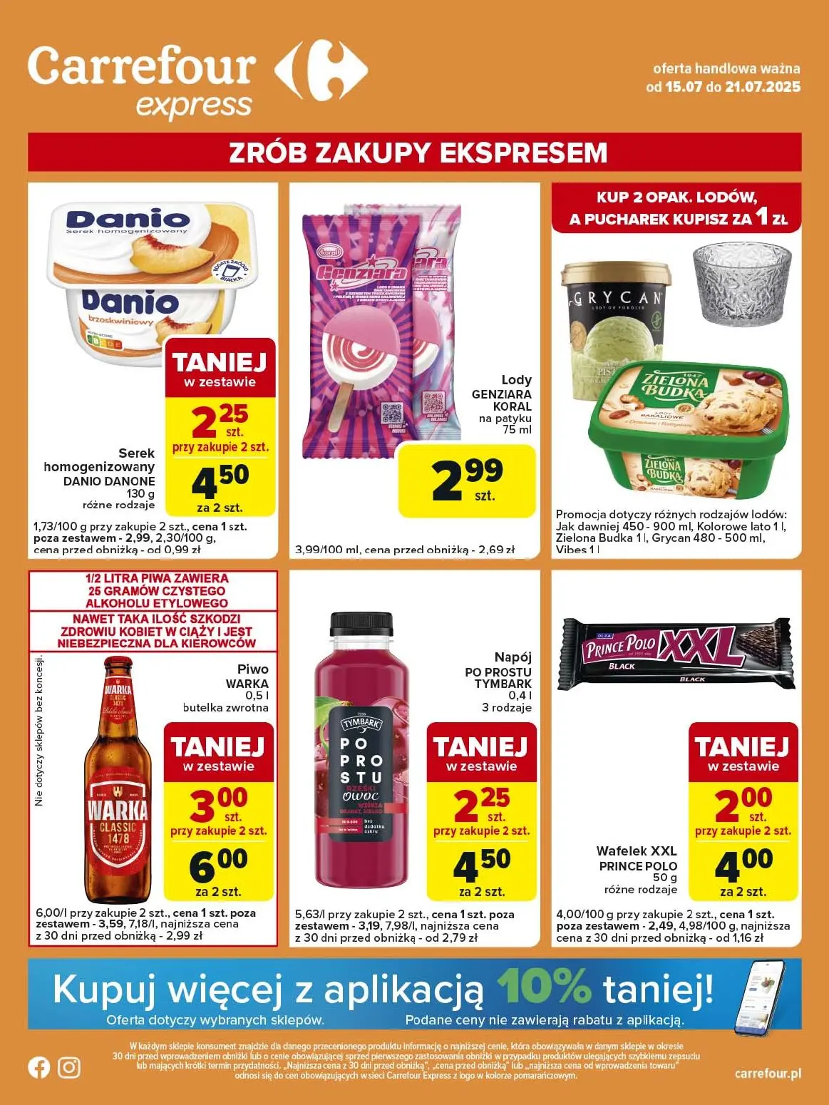 gazetka promocyjna Carrefour Express Zrób zakupy ekspresem - Strona 1