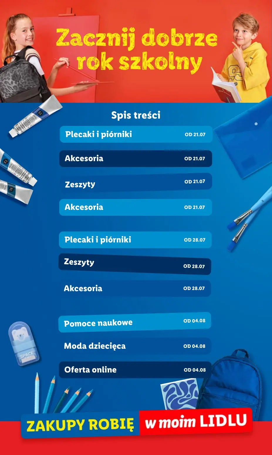 gazetka promocyjna LIDL Kompletna wyprawka w megacenach - Strona 2