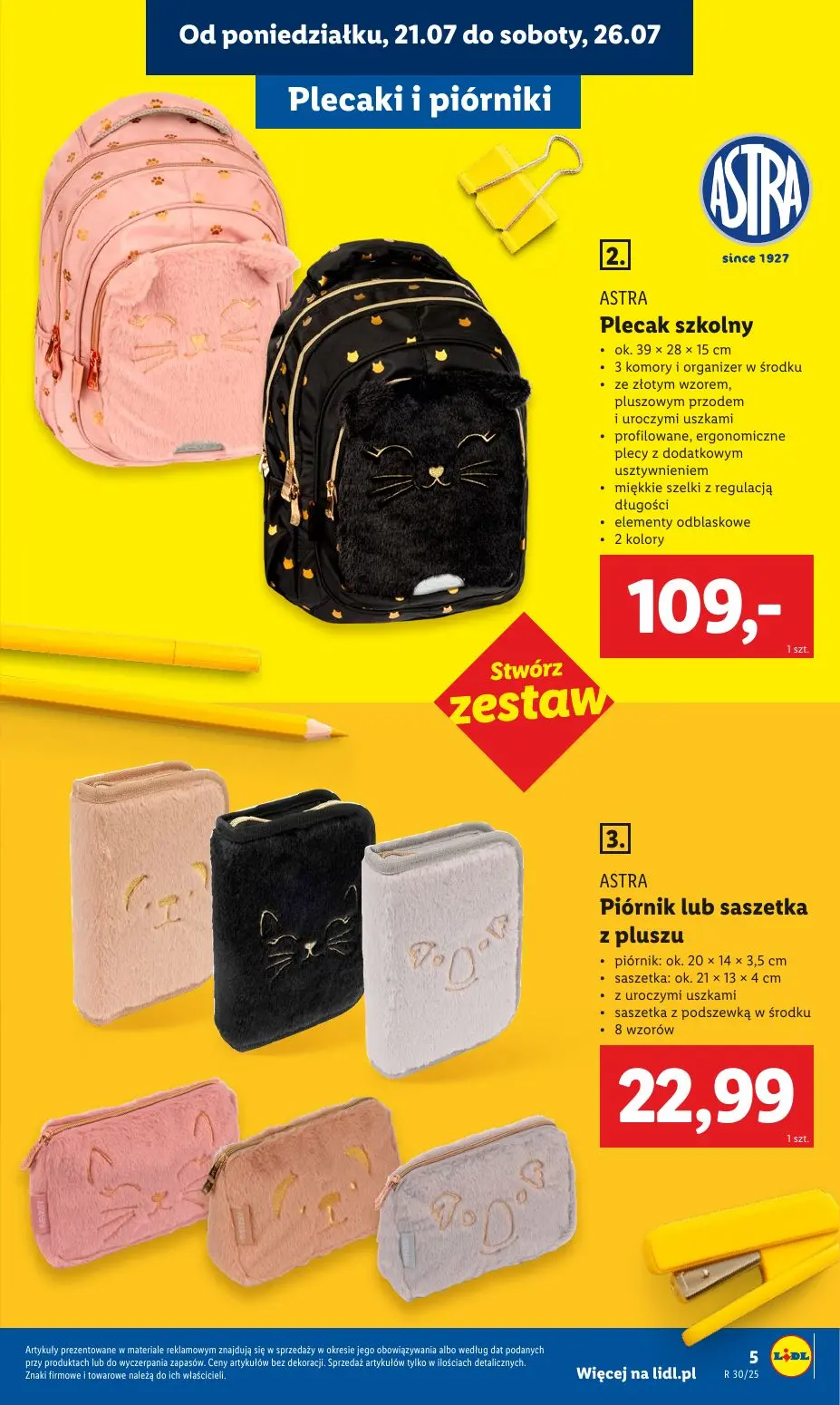 gazetka promocyjna LIDL Kompletna wyprawka w megacenach - Strona 7