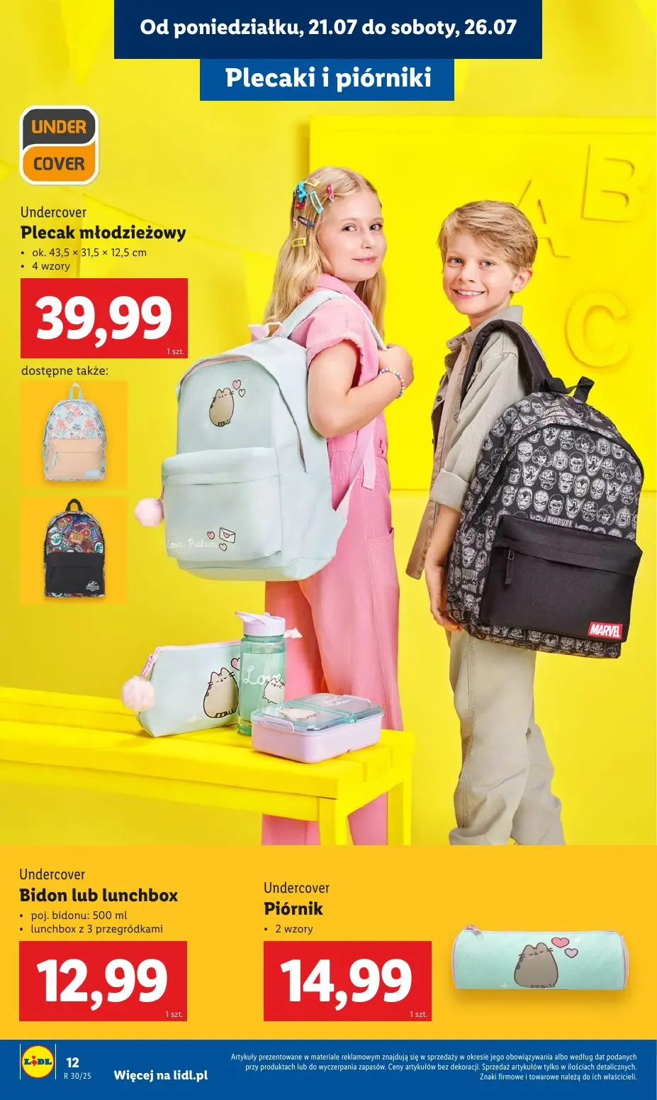 gazetka promocyjna LIDL Kompletna wyprawka w megacenach - Strona 14