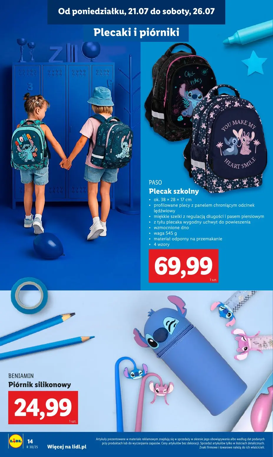 gazetka promocyjna LIDL Kompletna wyprawka w megacenach - Strona 16