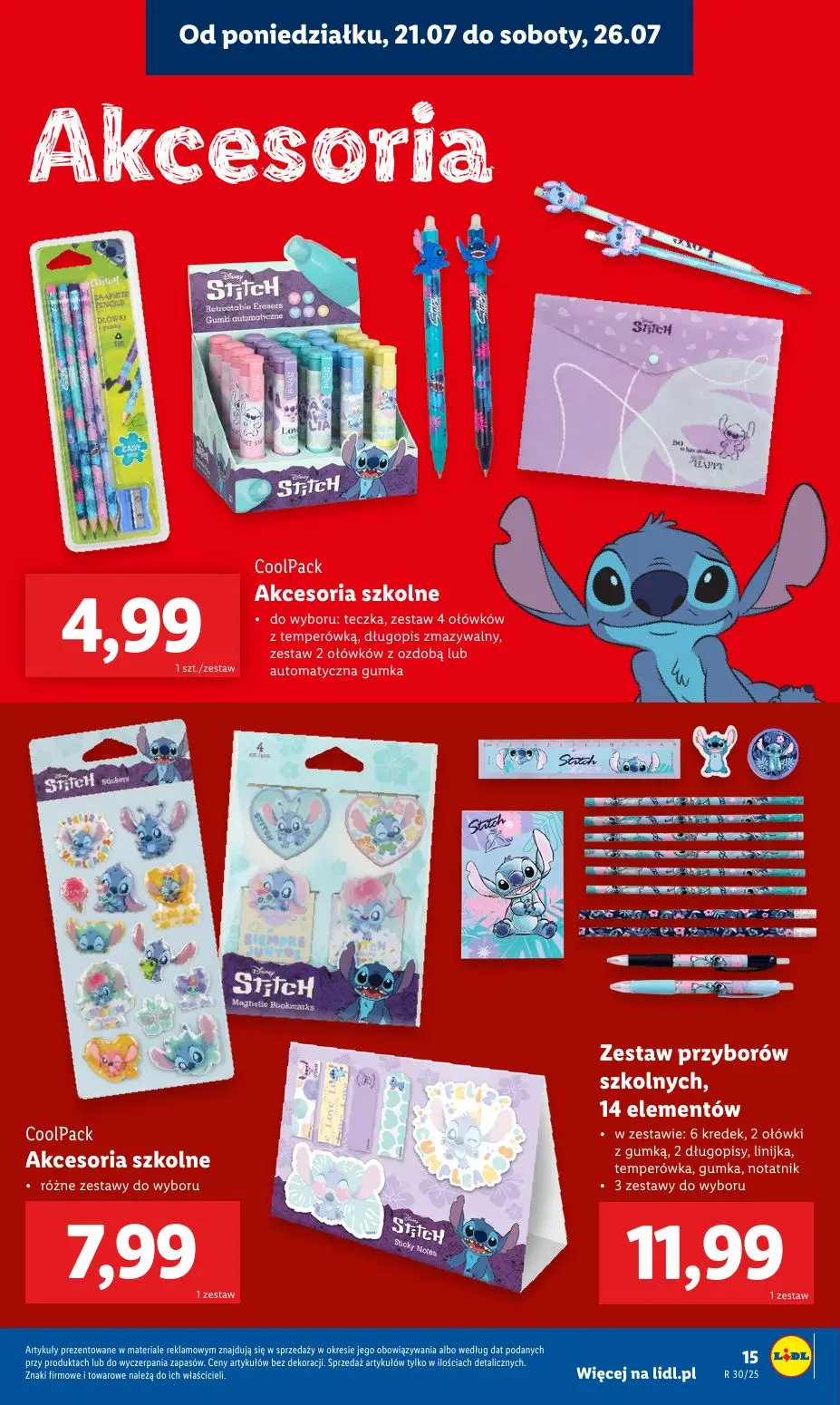 gazetka promocyjna LIDL Kompletna wyprawka w megacenach - Strona 17