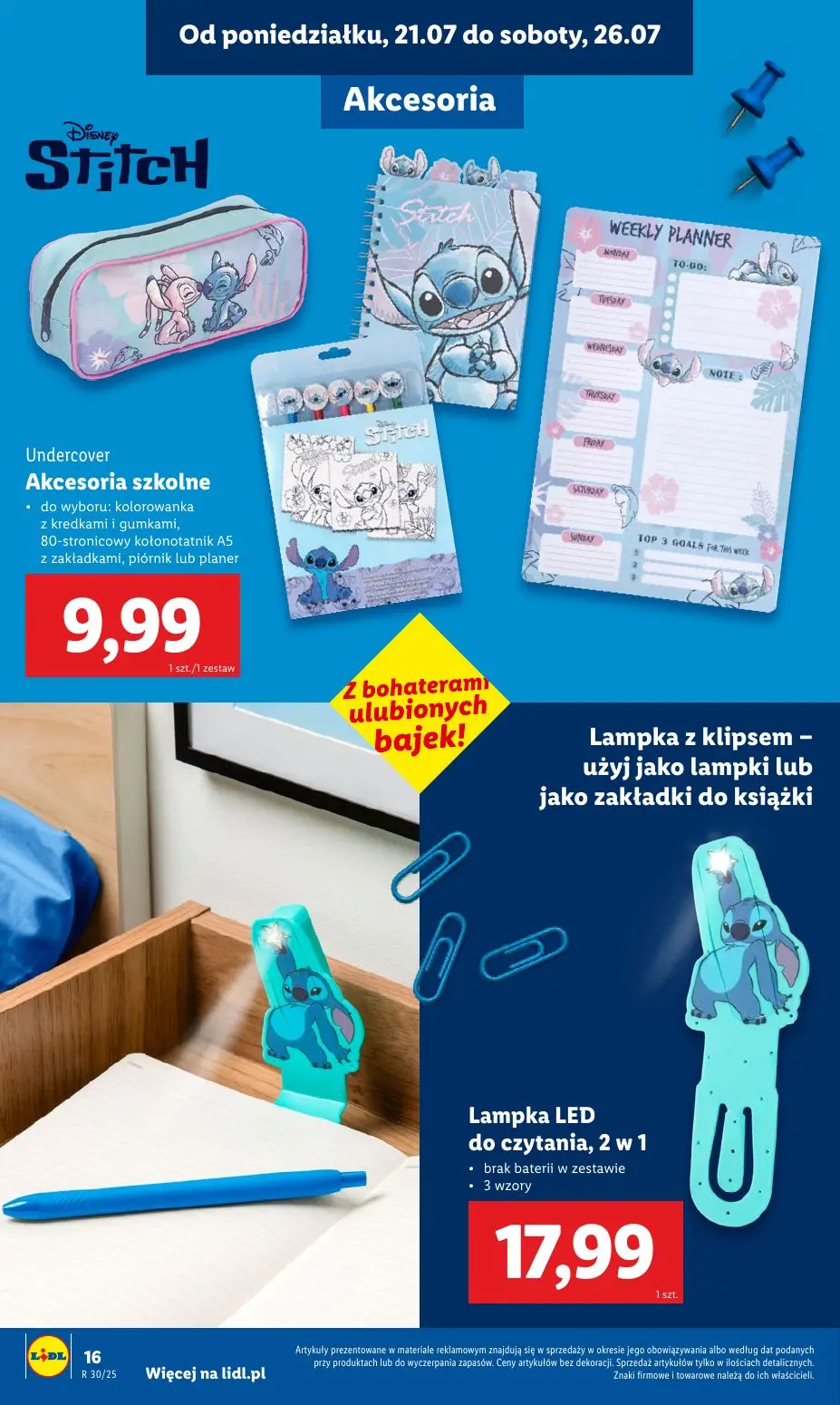 gazetka promocyjna LIDL Kompletna wyprawka w megacenach - Strona 18