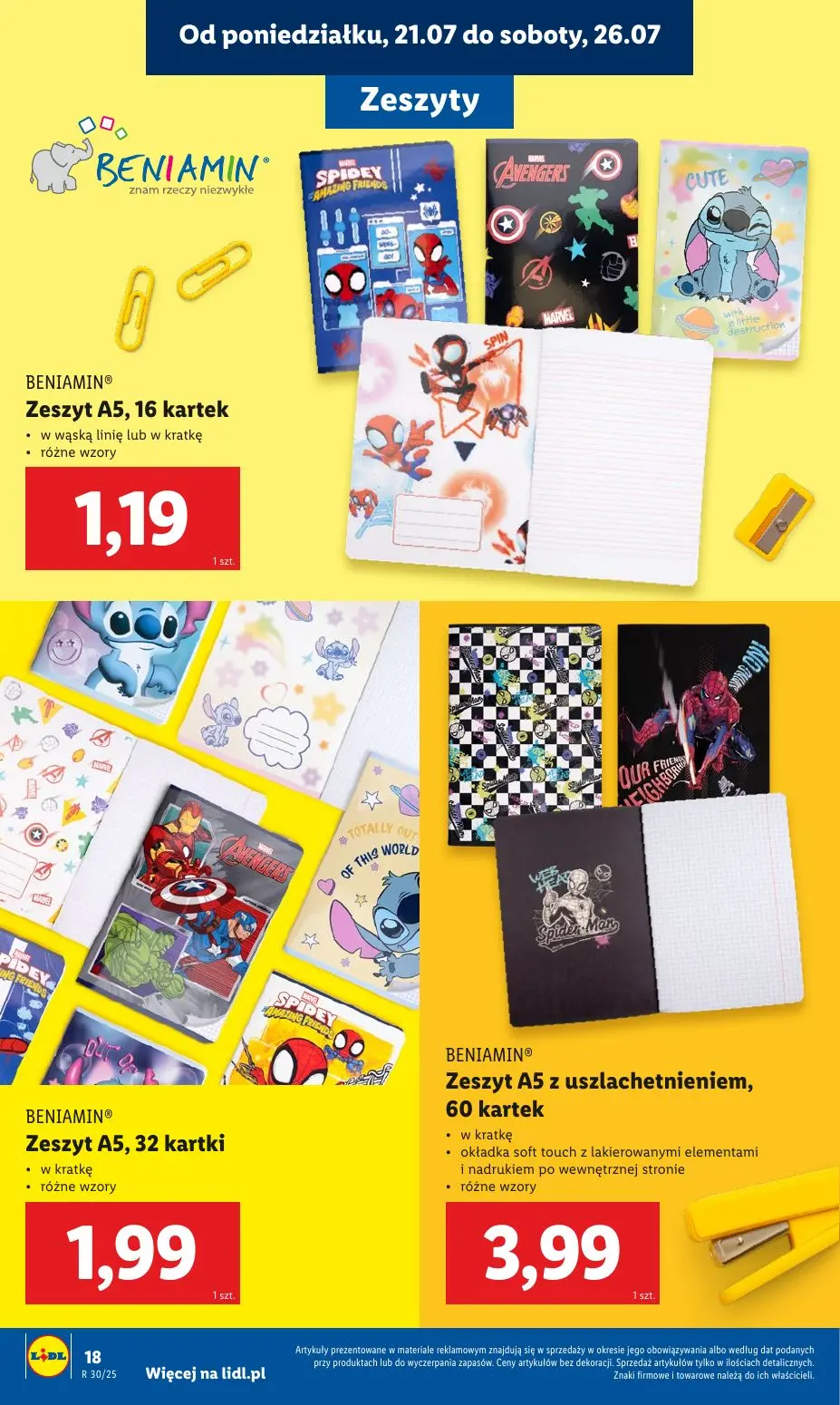gazetka promocyjna LIDL Kompletna wyprawka w megacenach - Strona 20