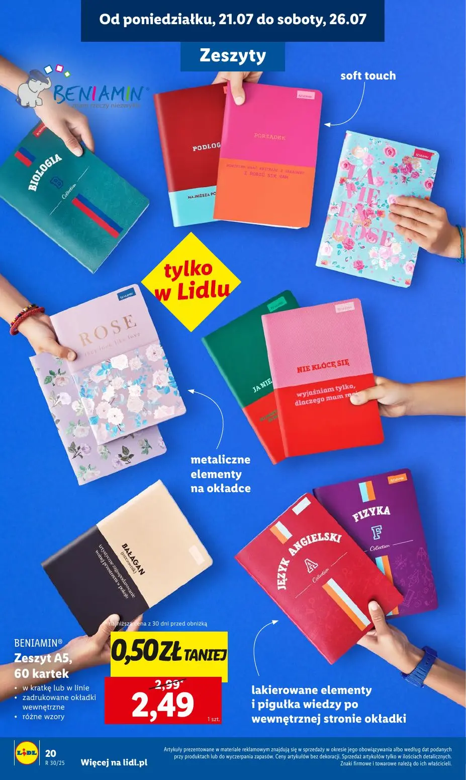 gazetka promocyjna LIDL Kompletna wyprawka w megacenach - Strona 22
