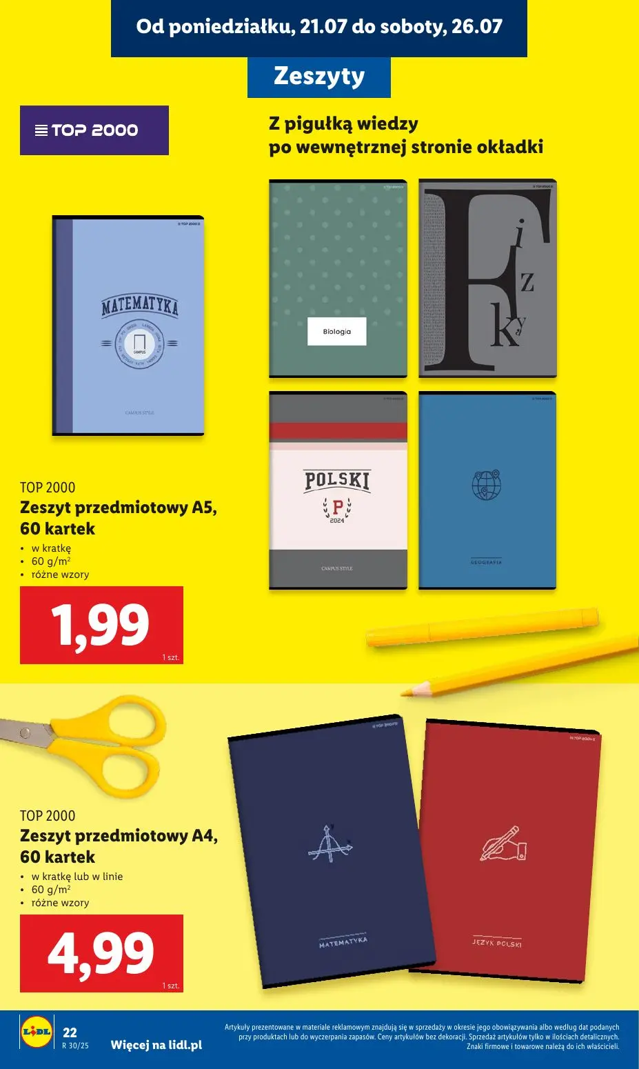 gazetka promocyjna LIDL Kompletna wyprawka w megacenach - Strona 24