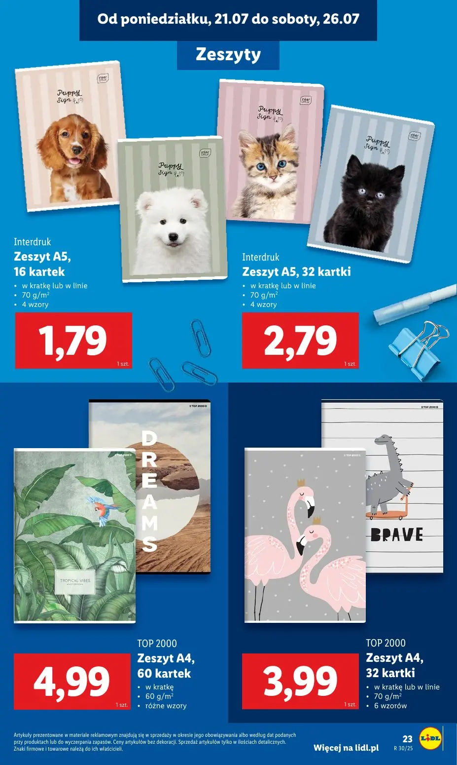 gazetka promocyjna LIDL Kompletna wyprawka w megacenach - Strona 25