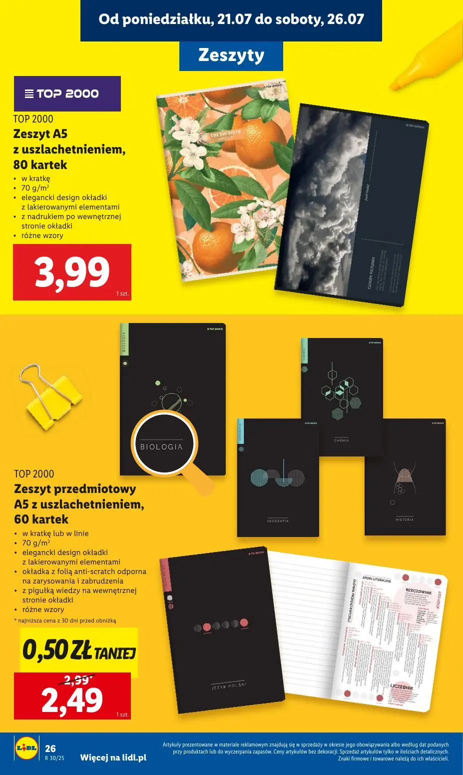 gazetka promocyjna LIDL Kompletna wyprawka w megacenach - Strona 28
